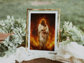 Faith Over Fire | Signed Handmade Art Print
