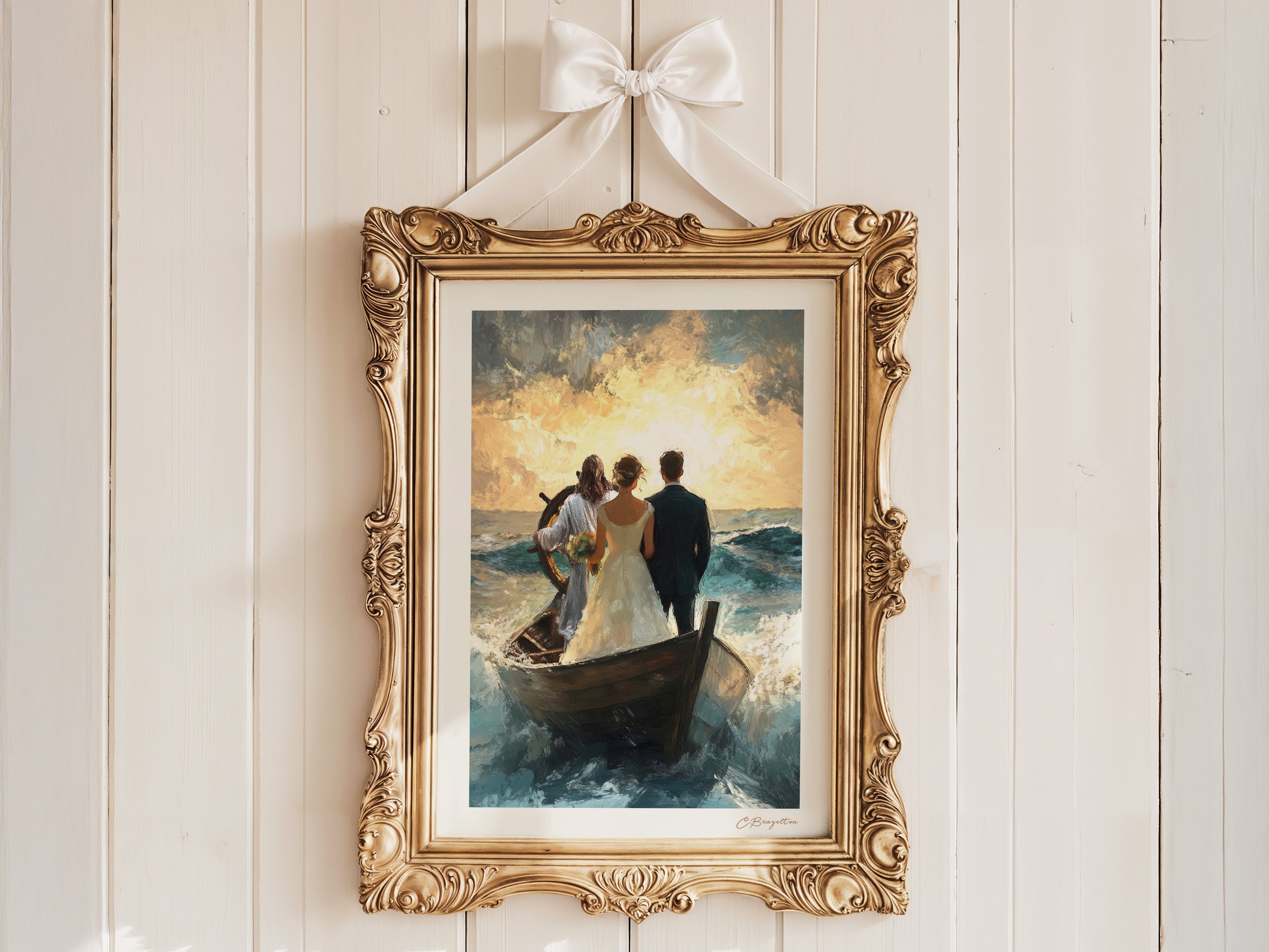 Guided By Him | Limited Edition Handmade Print