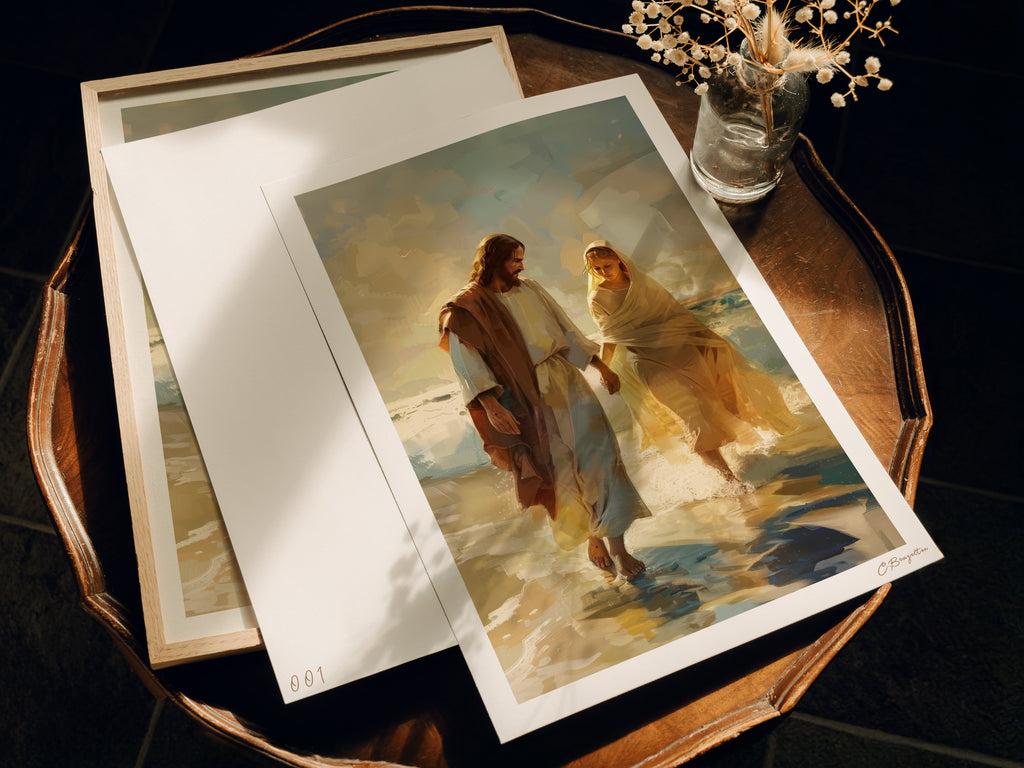 Walk By Faith | Limited Edition Handmade Print