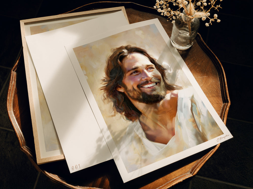 Savior's Blessing | Limited Edition Handmade Print