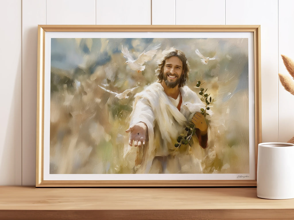 Peace in Christ #2 | Signed Handmade Art Print