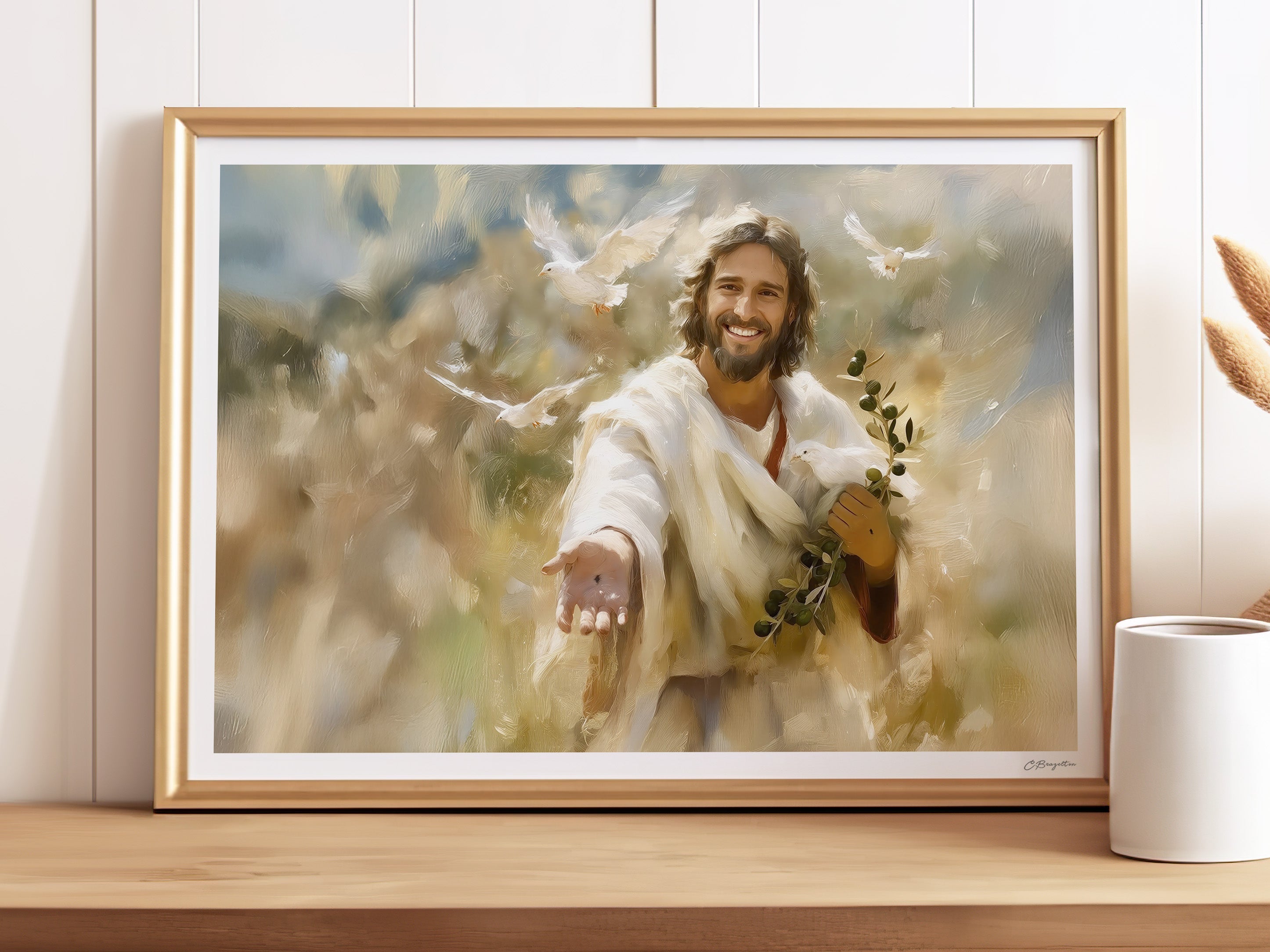 Peace in Christ #2 | Signed Handmade Art Print