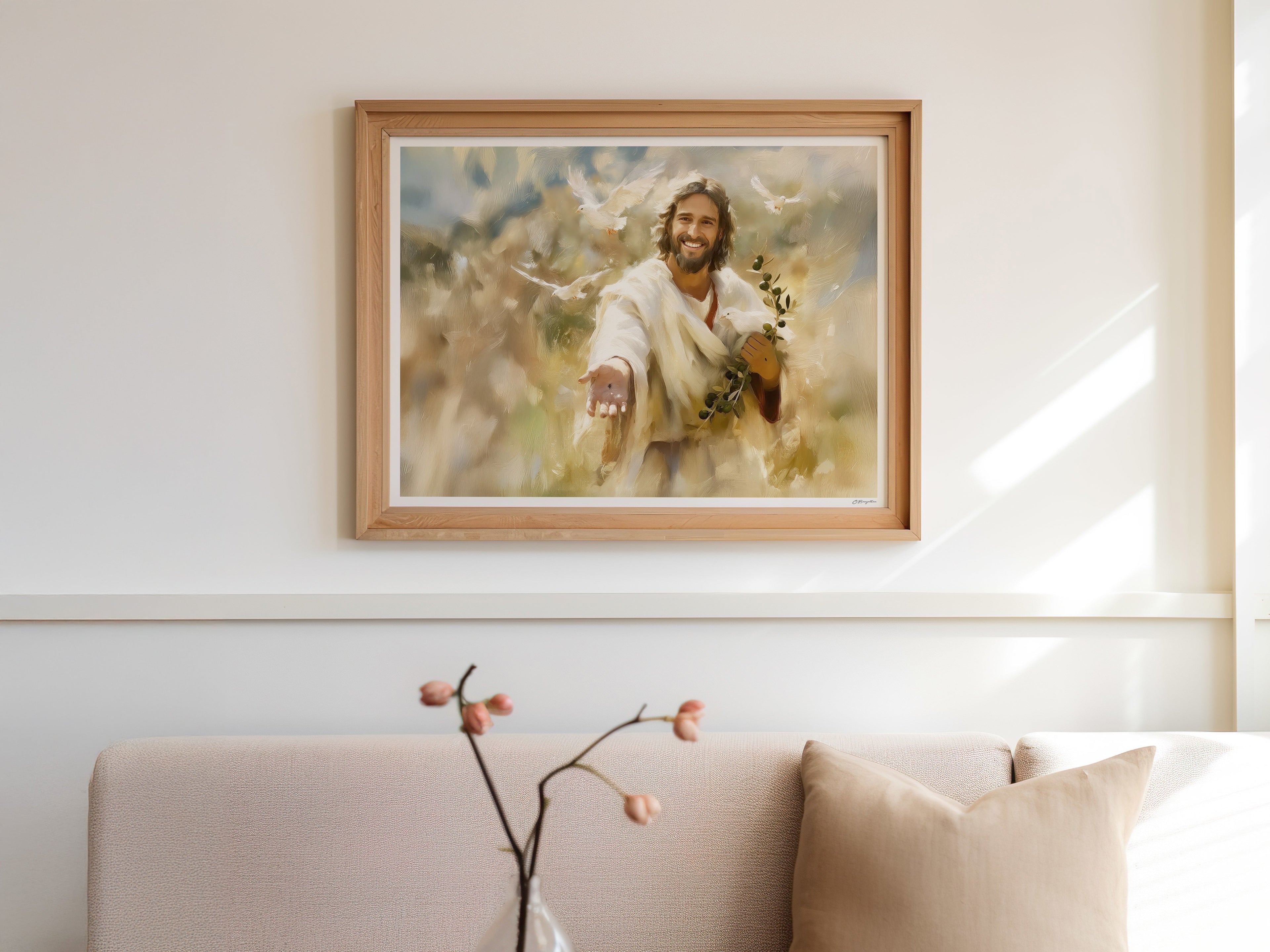 Peace in Christ #2 | Signed Handmade Art Print