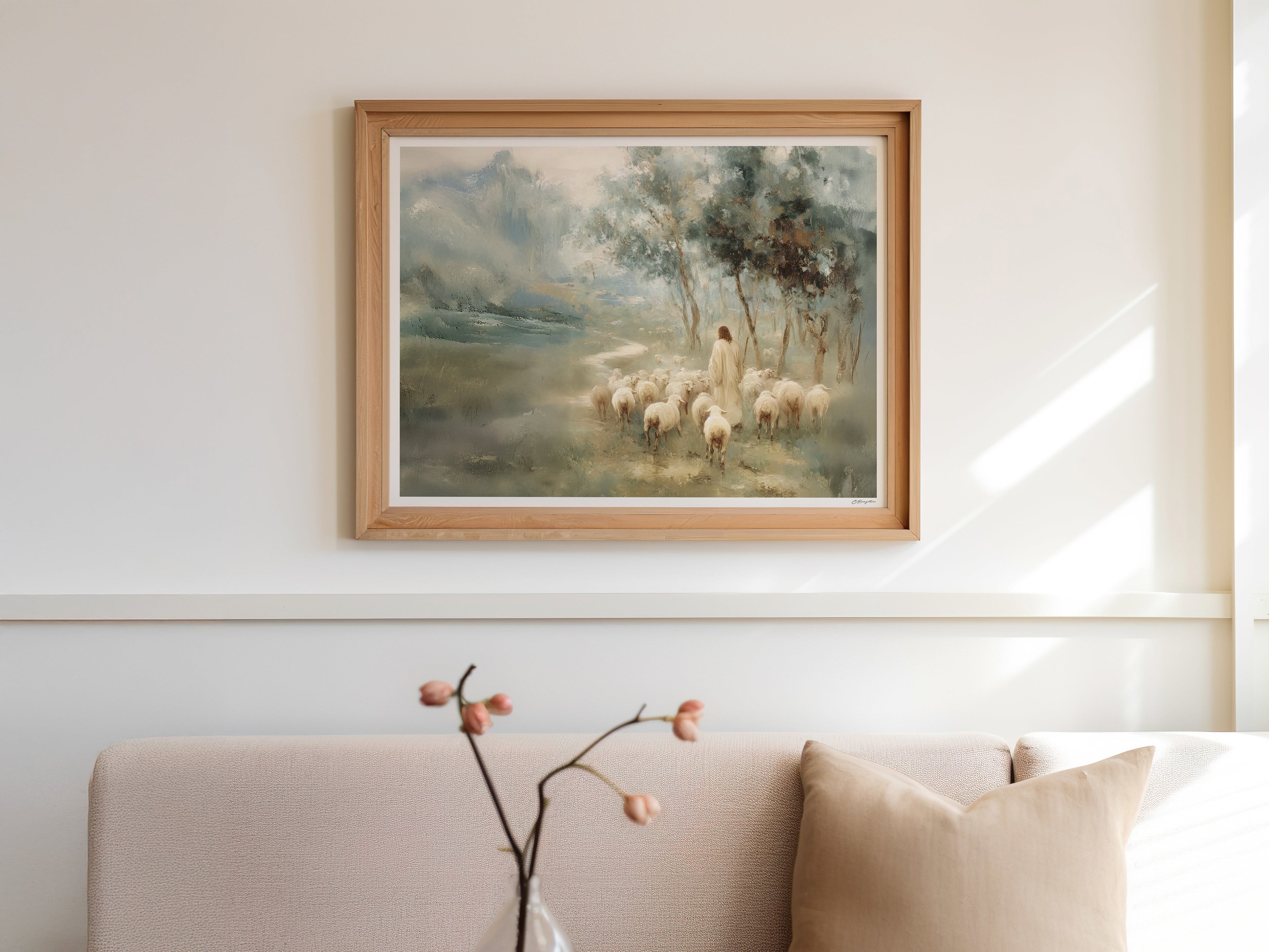 Safe in His Care #5 | Signed Handmade Art Print