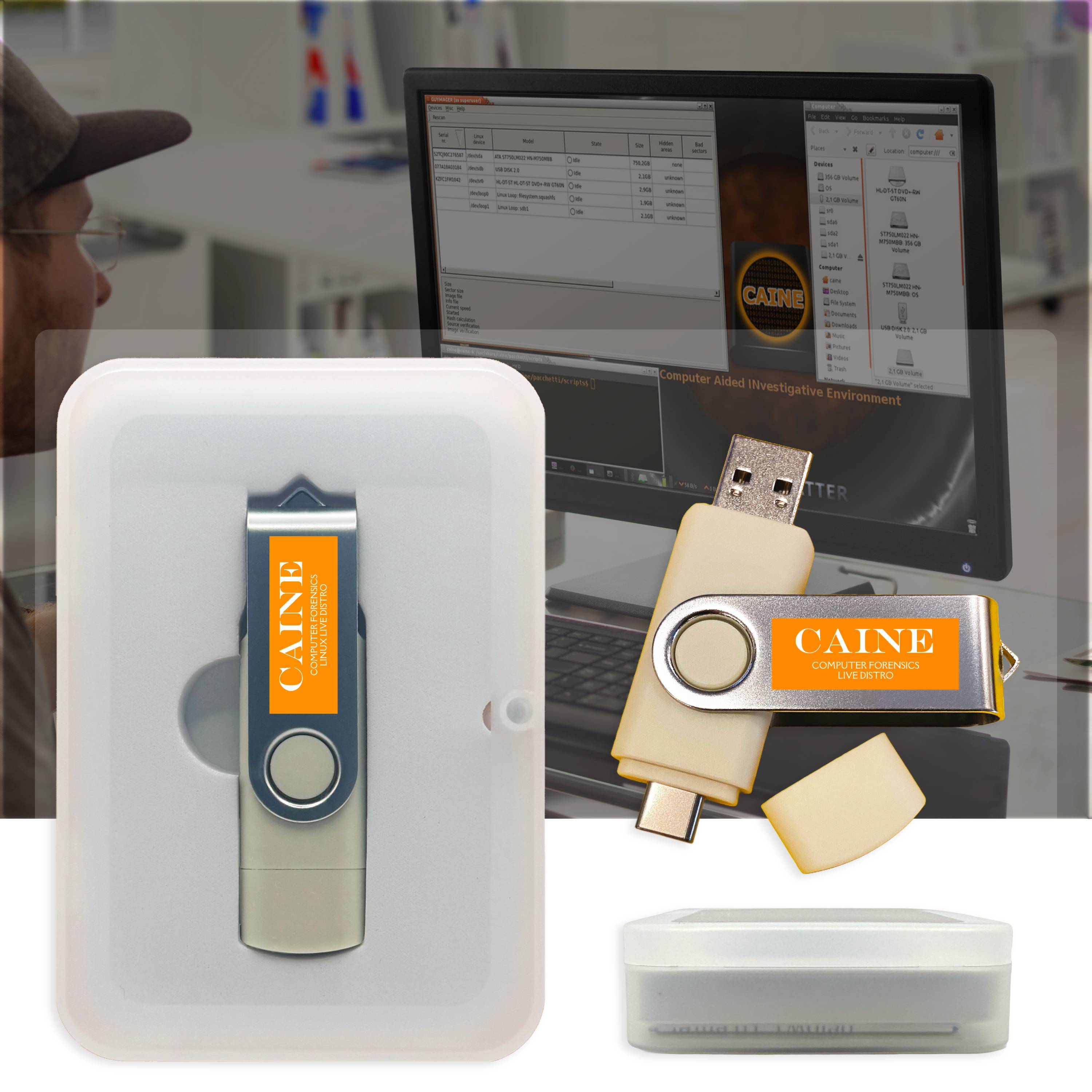 CAINE Computer Forensics Bootable USB – Digital Investigation & Data Recovery Toolkit