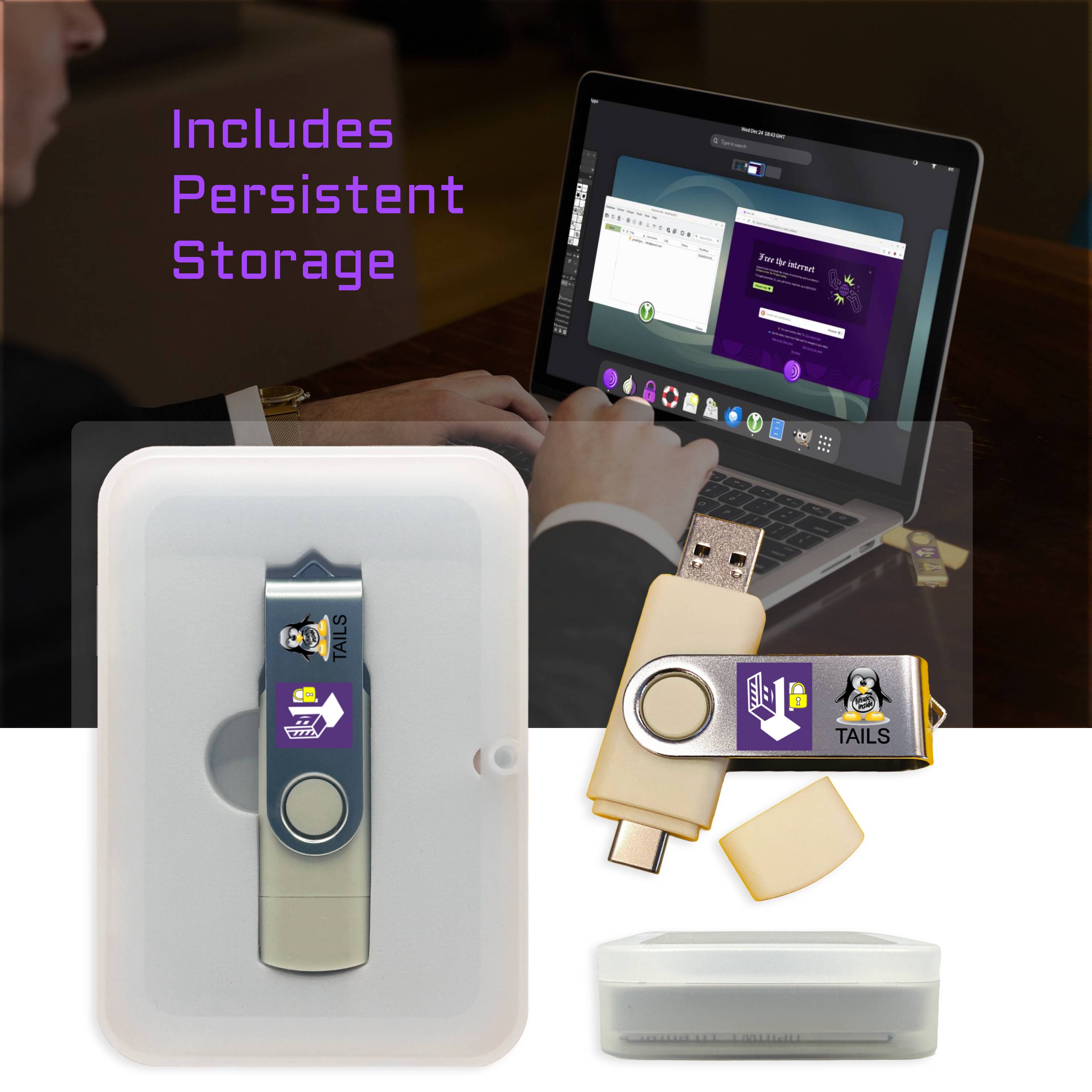Linux Tails Bootable USB – Anonymous Internet Access & Privacy-Focused Operating System