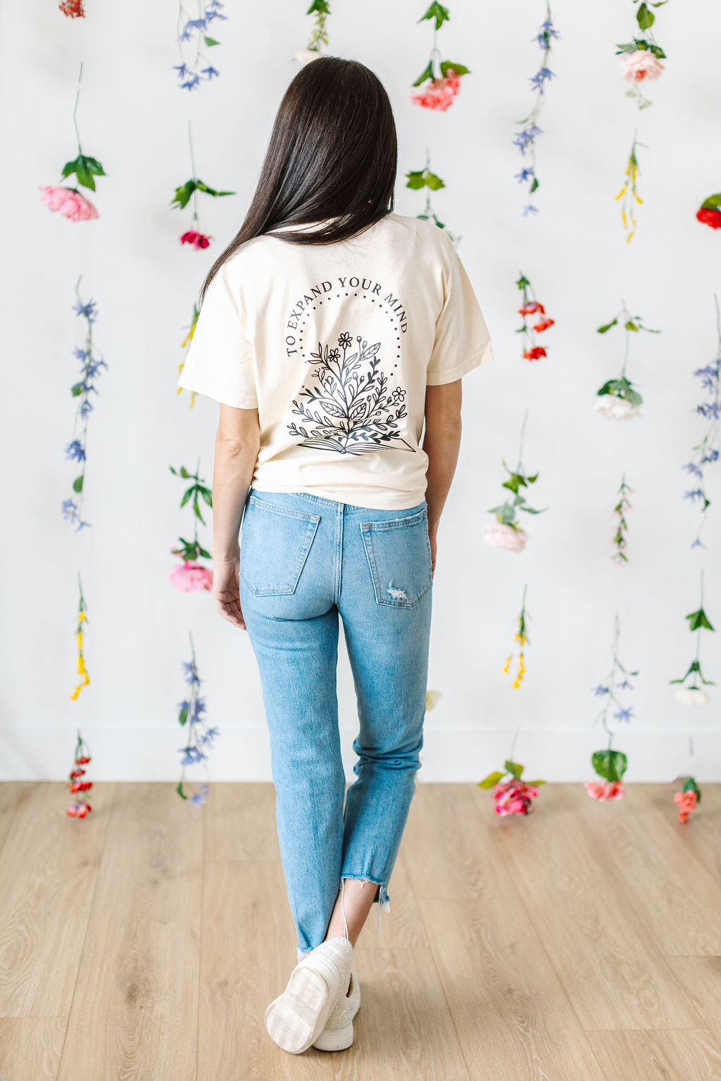 Take the Time (Front Pocket) w/ To Expand Your Mind (Back) - Comfort Colors Tee