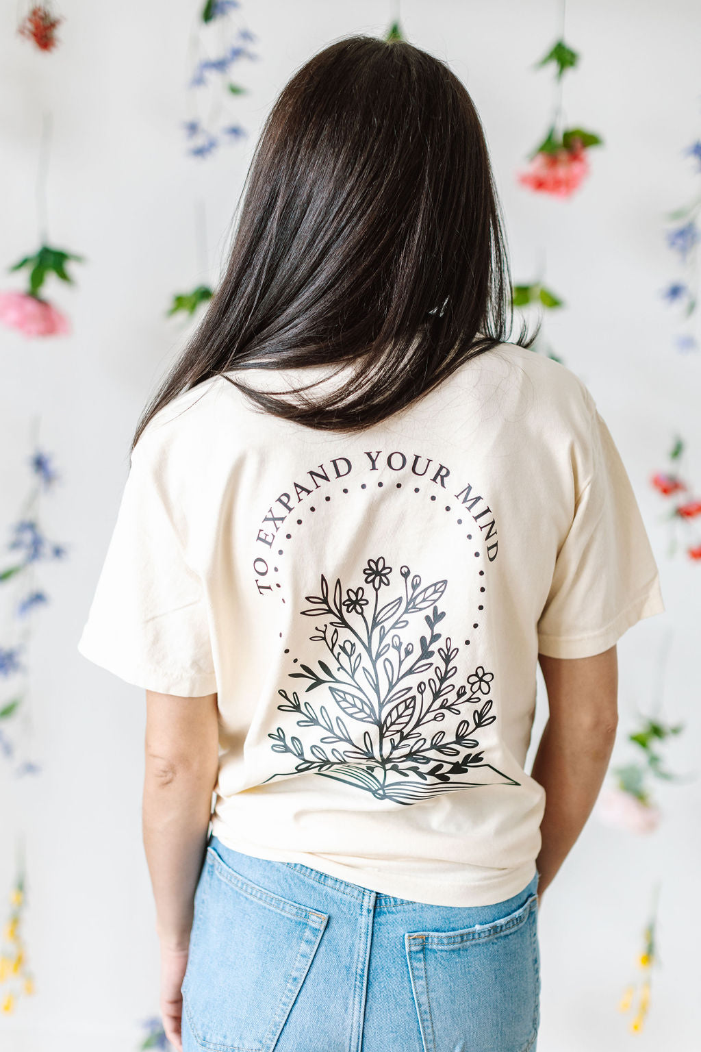 Take the Time (Front Pocket) w/ To Expand Your Mind (Back) - Comfort Colors Tee