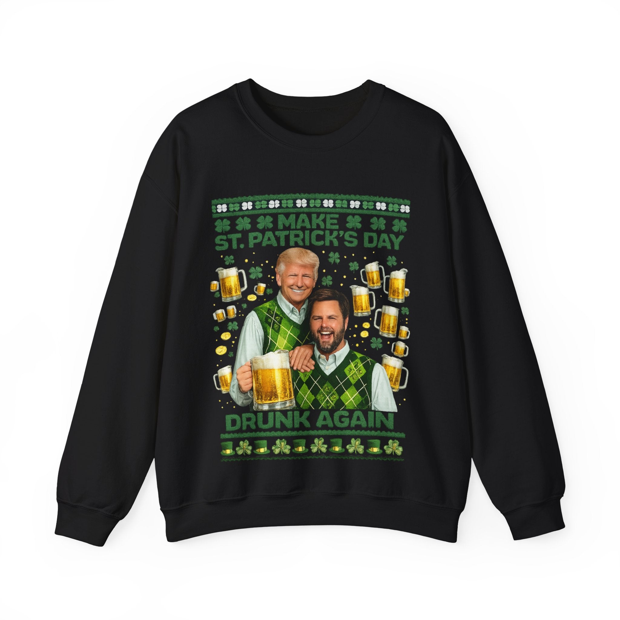 funny trmp sweater st patricks day gag gift