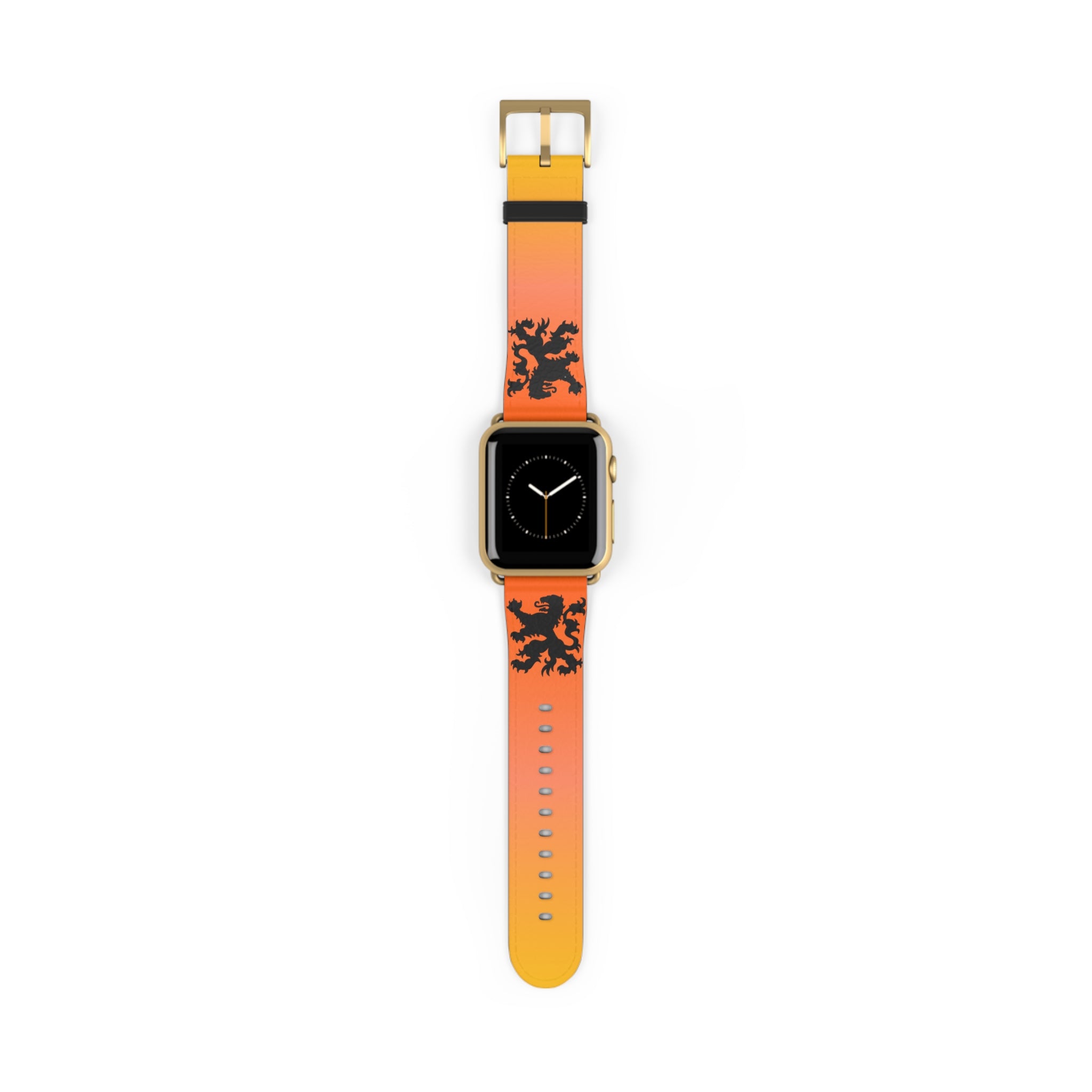 Dutch - Gradient Watch Band, Vibrant Sports Strap, Gift for Fitness Enthusiasts, Casual Wear Accessory, Adjustable Silicone Band