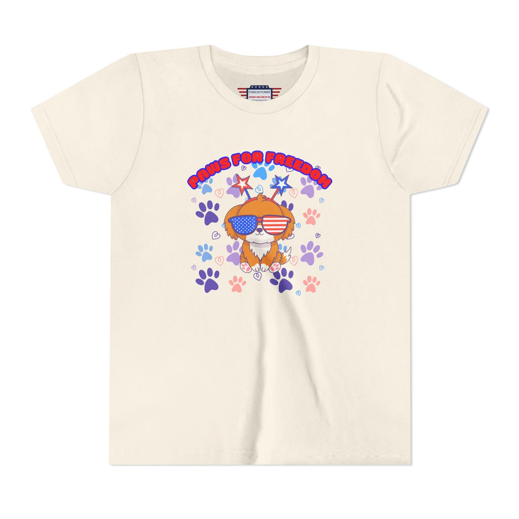 Youth - 'Paws for Freedom' Unisex Classic Tee - Celebrate Pets & Patriotism