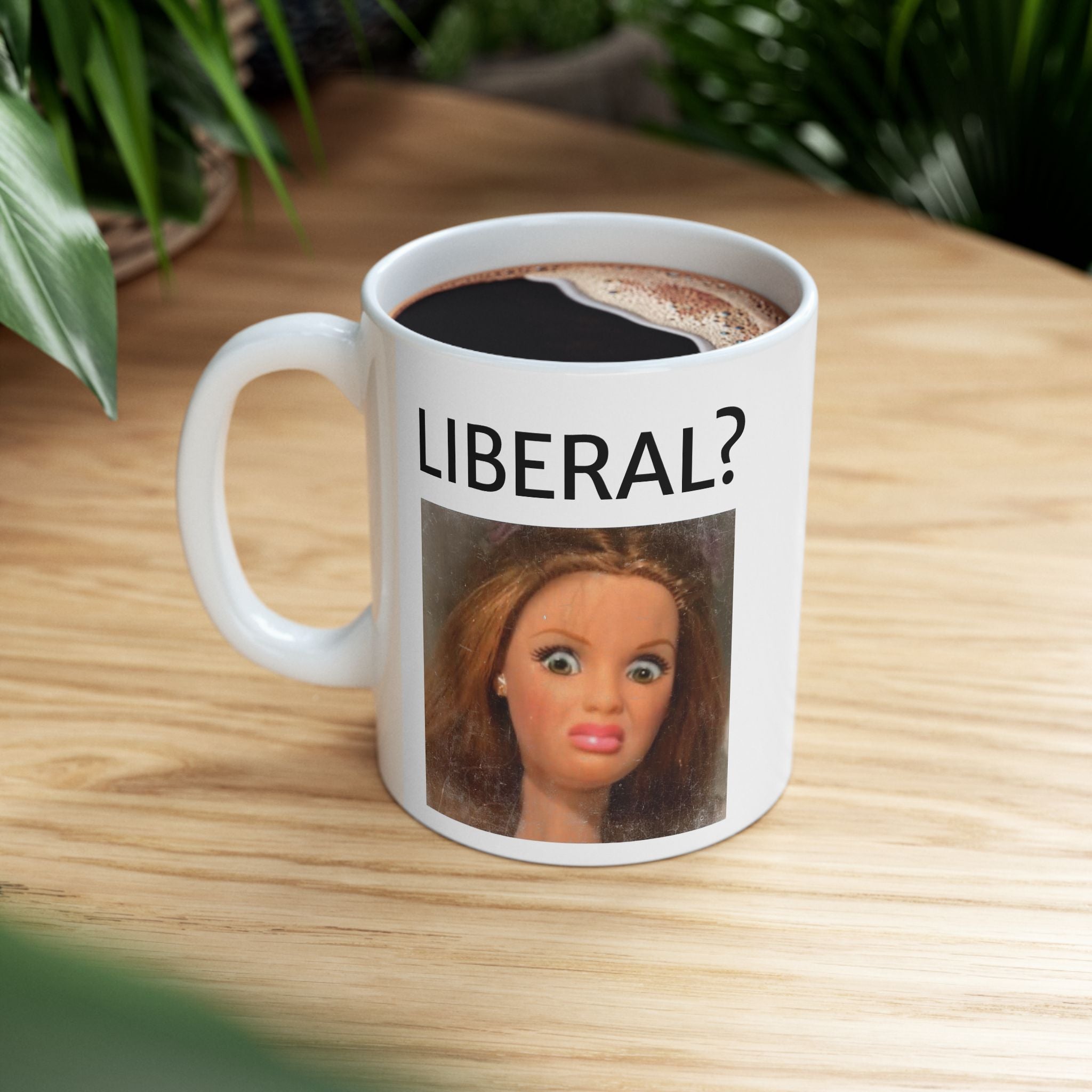 Funny Barb Mug Lib gag gift christmas
