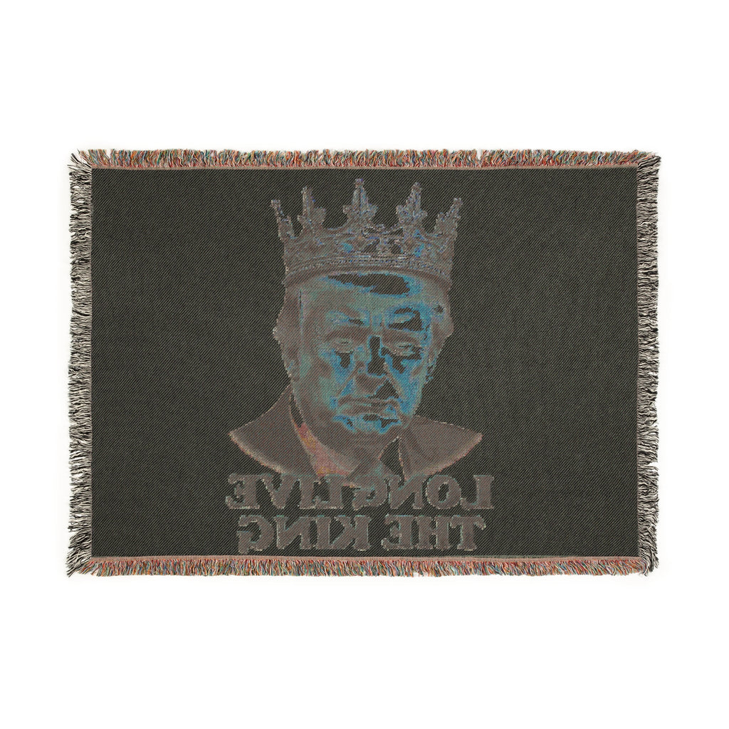 Long Live the king - Trump Woven Blanket