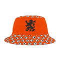 Dutch voetbal - Lion Bucket Hat, Trendy Summer Hat, Cute Gift for Friends, Festival Fashion, AOP Design, Stylish Headwear