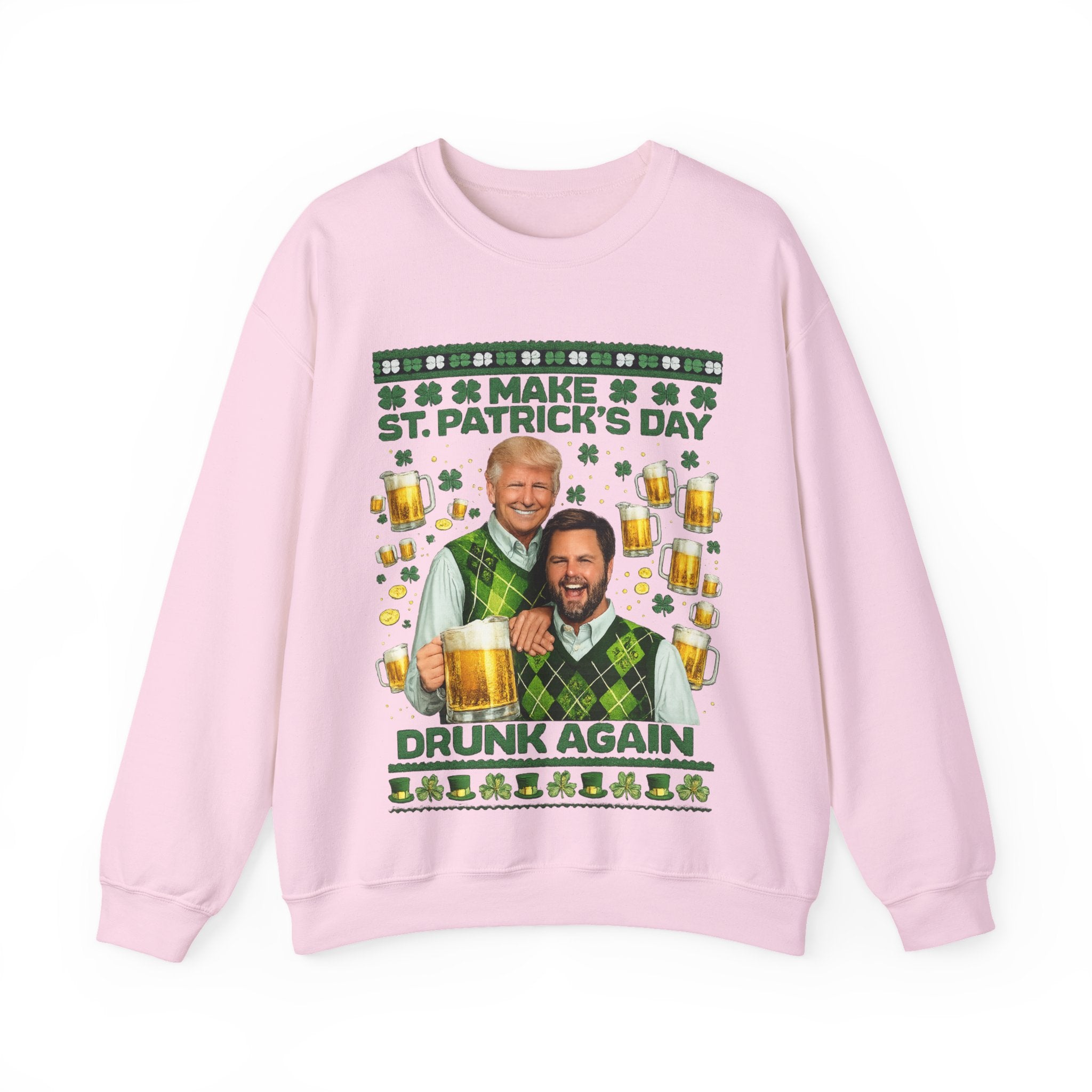 funny trmp sweater st patricks day gag gift