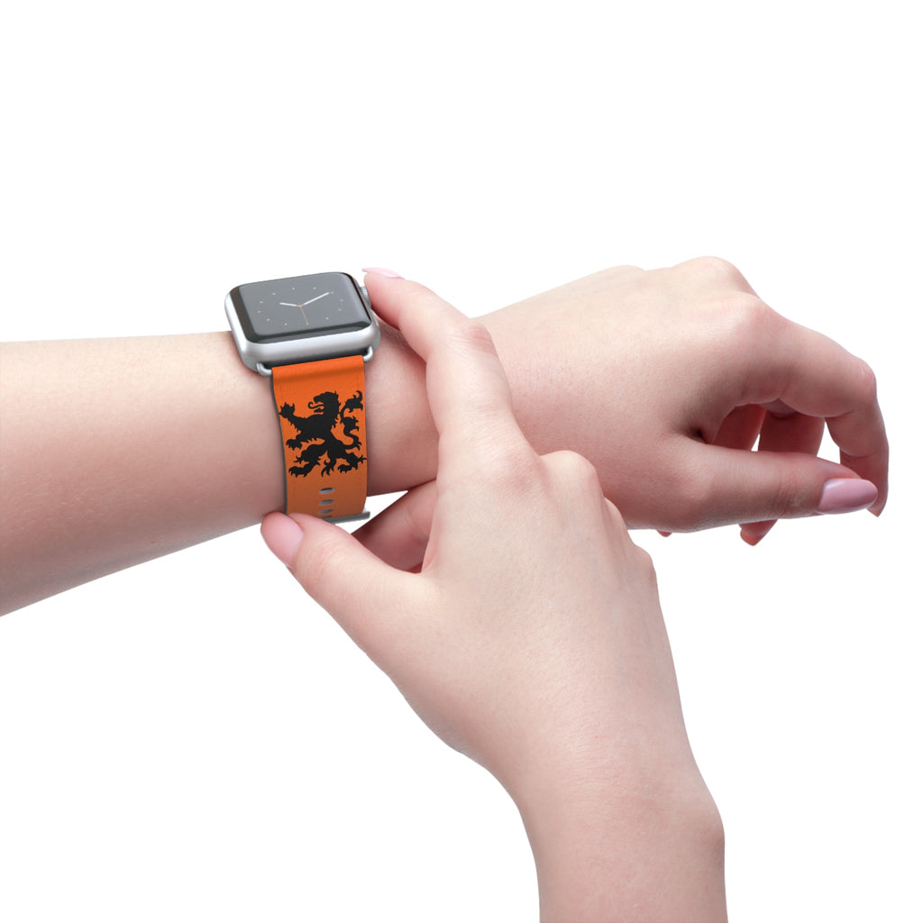 Dutch - Gradient Watch Band, Vibrant Sports Strap, Gift for Fitness Enthusiasts, Casual Wear Accessory, Adjustable Silicone Band