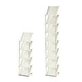 5 Tier Vertical Shoe Rack Narrow Free Standing Storage Organizer for Entryway Space-Saving Stackable Shoe Holder Corner Shoe Tower For Entryway Bedroo