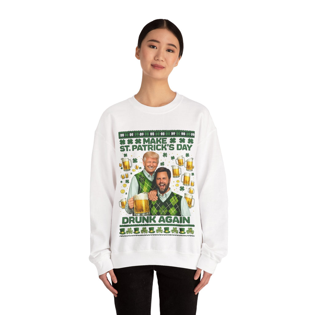 funny trmp sweater st patricks day gag gift