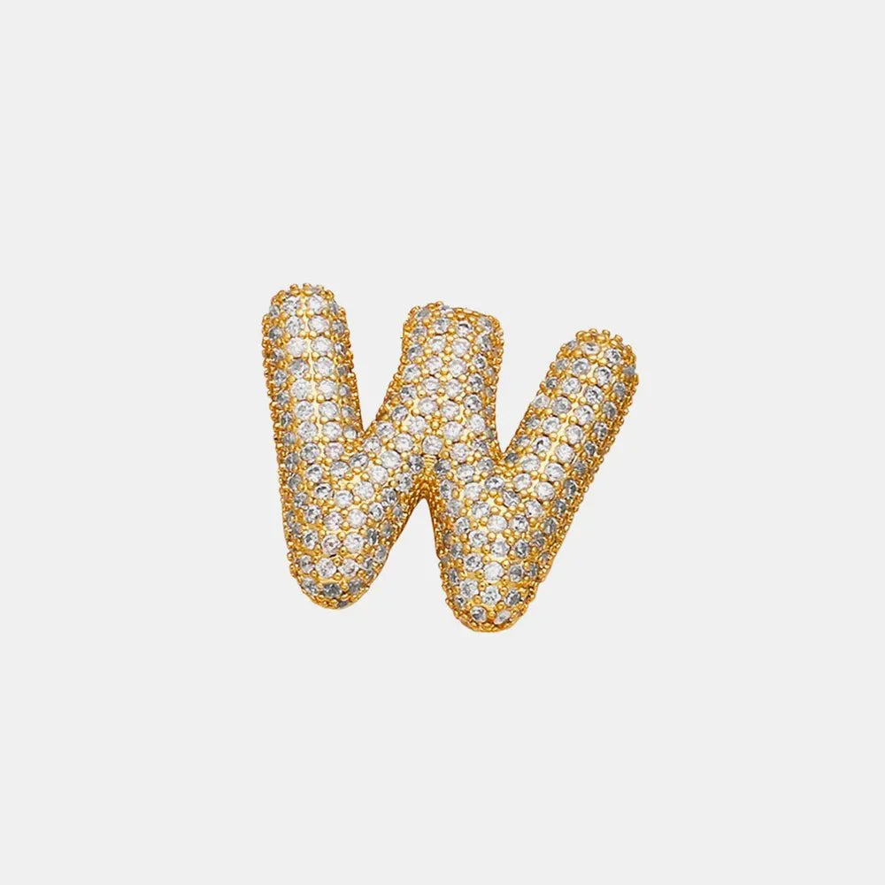 EmberLuxe "Glimmer" Bubble letter Pendant (V-Z)