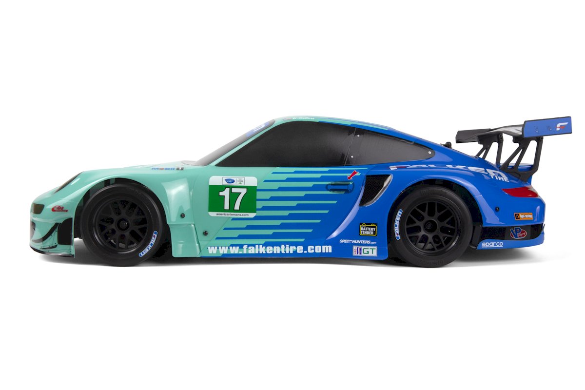 HPI Racing Sport 3 Flux Porsche 911 GT3 RSR Falken RTR – 1/10 Brushless On-Road Scale RC Car