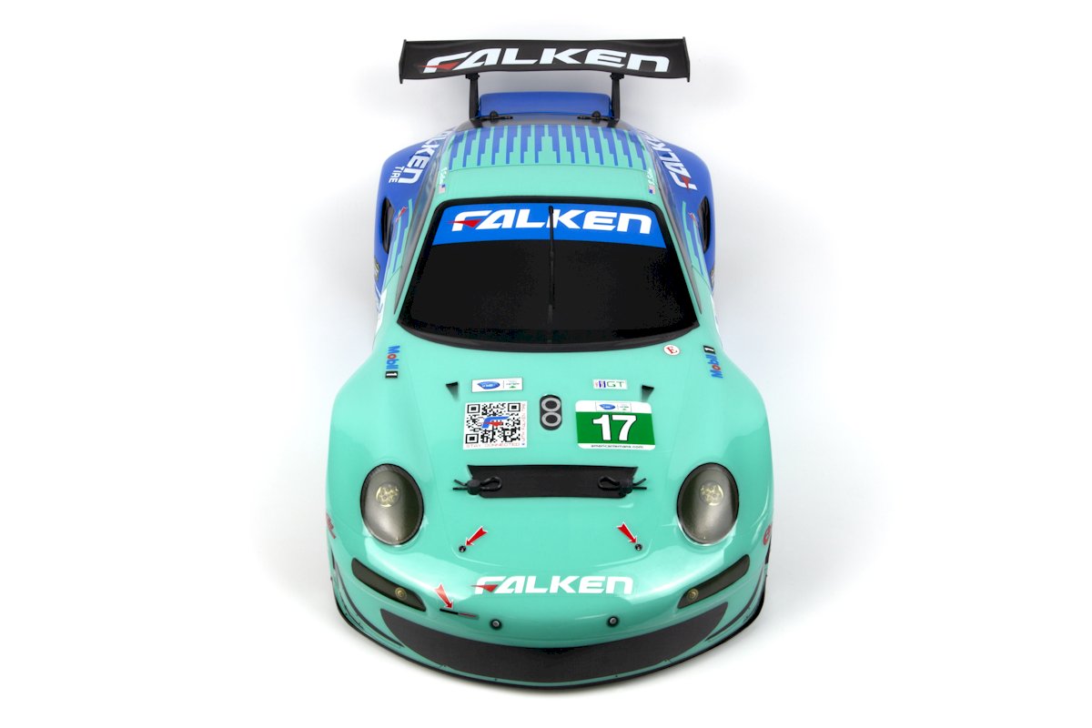 HPI Racing Sport 3 Porsche 911 GT3 RSR Falken RTR – 1/10 Brushed On-Road Scale RC Car