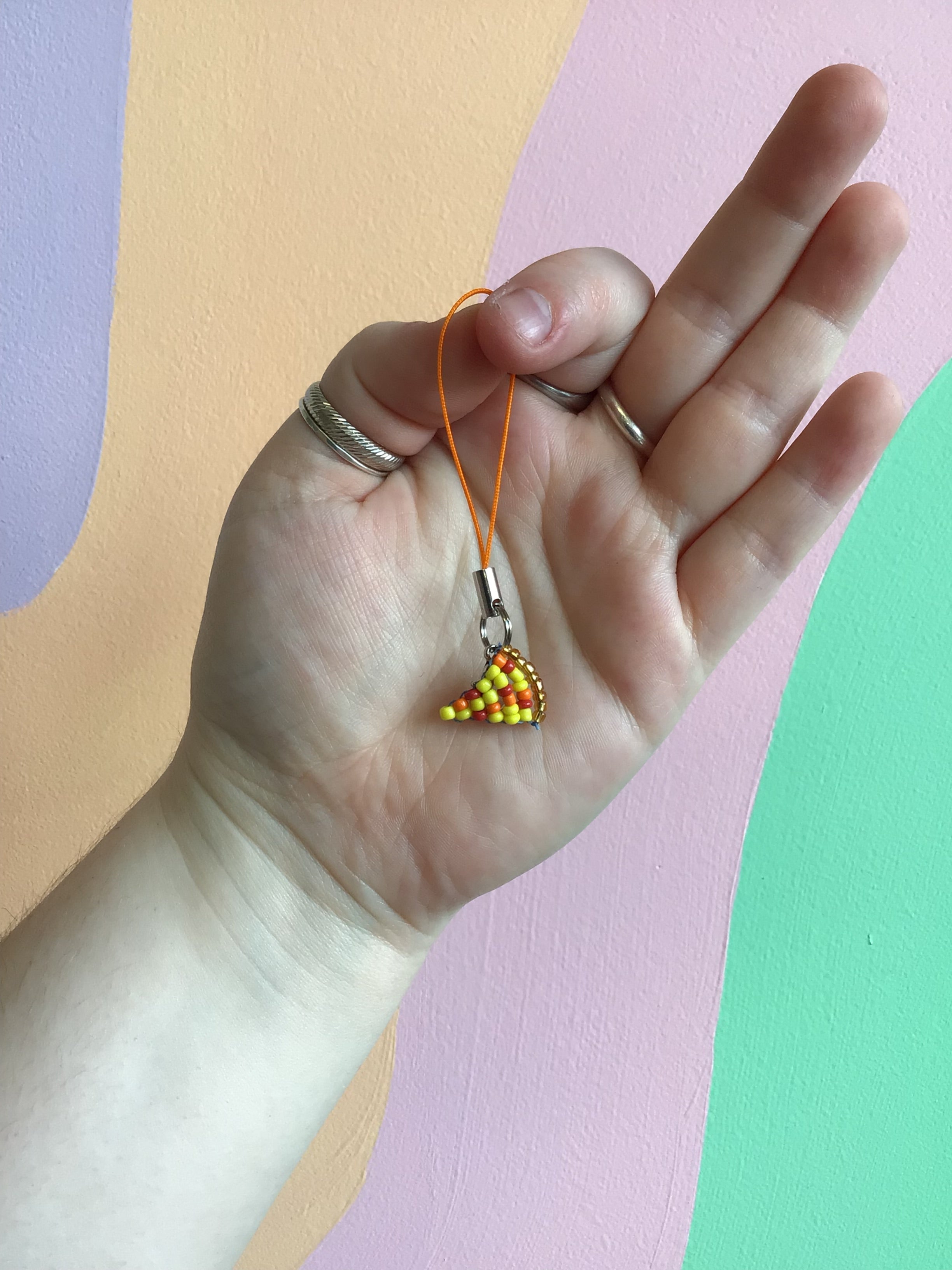 Teeny Beaded Phone/Bag Charms