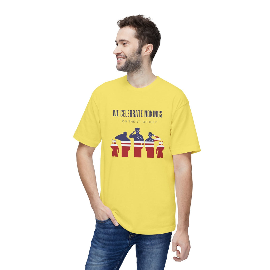 We Celebrate Nokings, on the 4th of July - Perfect for Political Events, Celebrations, Casual Wear, Gift for Activists