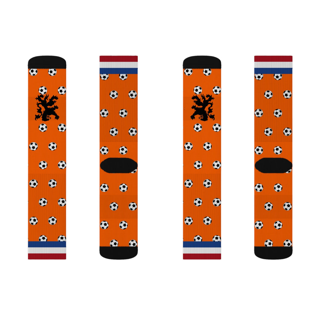 Dutch Voetbal Sokken - Perfect for Game Day, Gifts for Soccer Fans, Sportswear, Athleisure, Fun Accessories