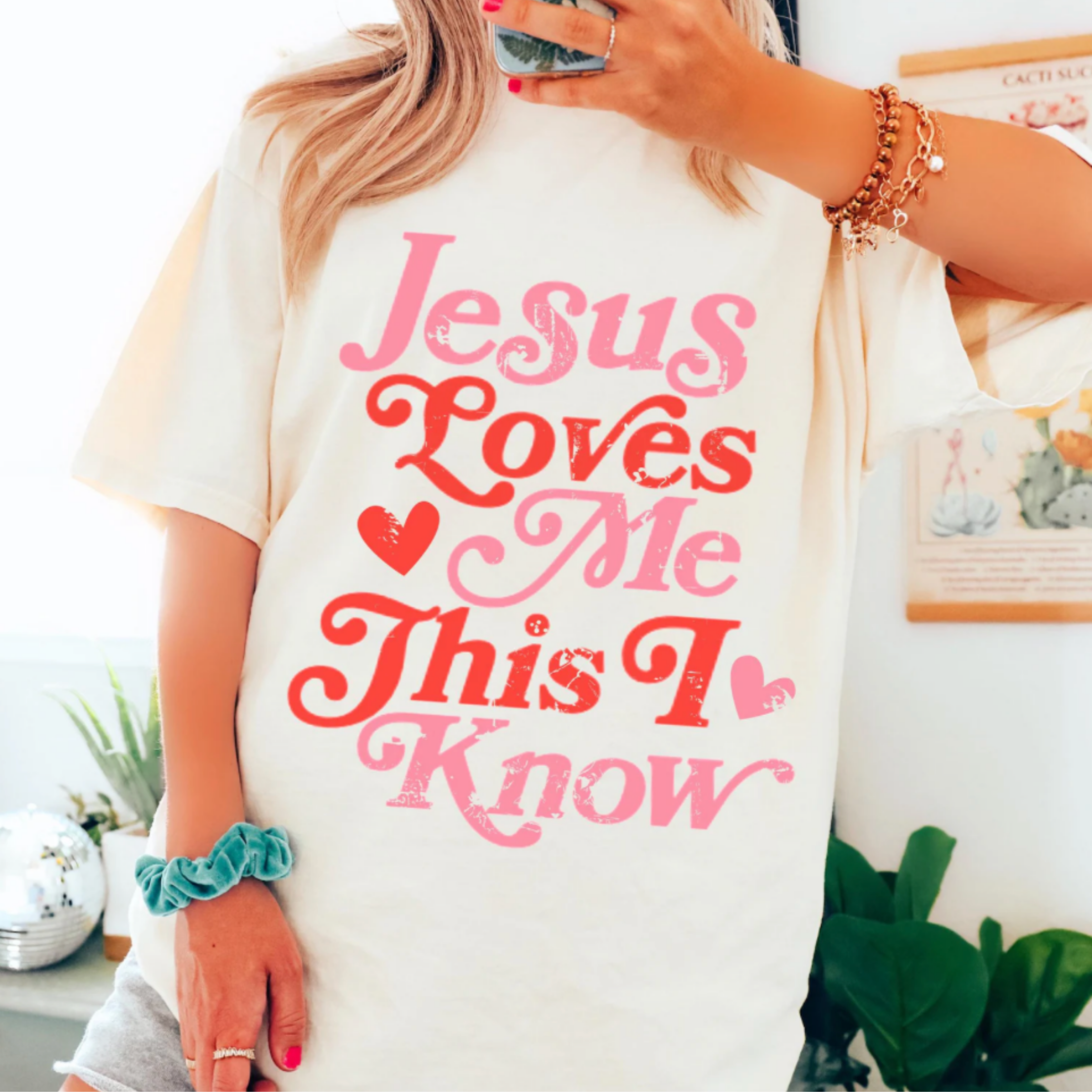Jesus Loves Me This I Know - Valentines Tee
