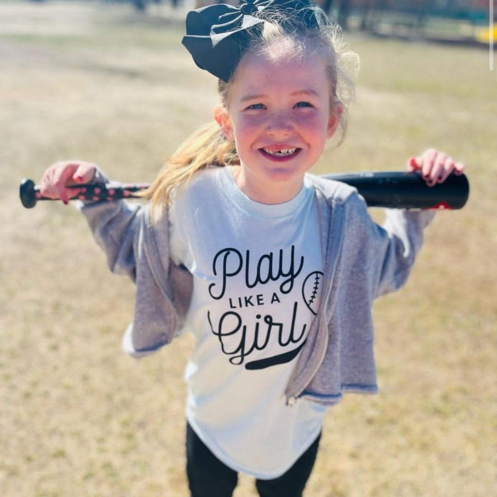 Play Like A Girl - Child Tee