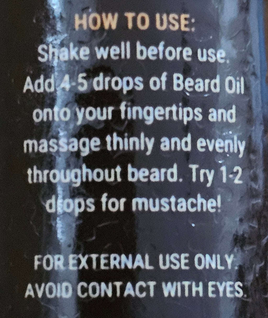 Wet Wood Beard Oil