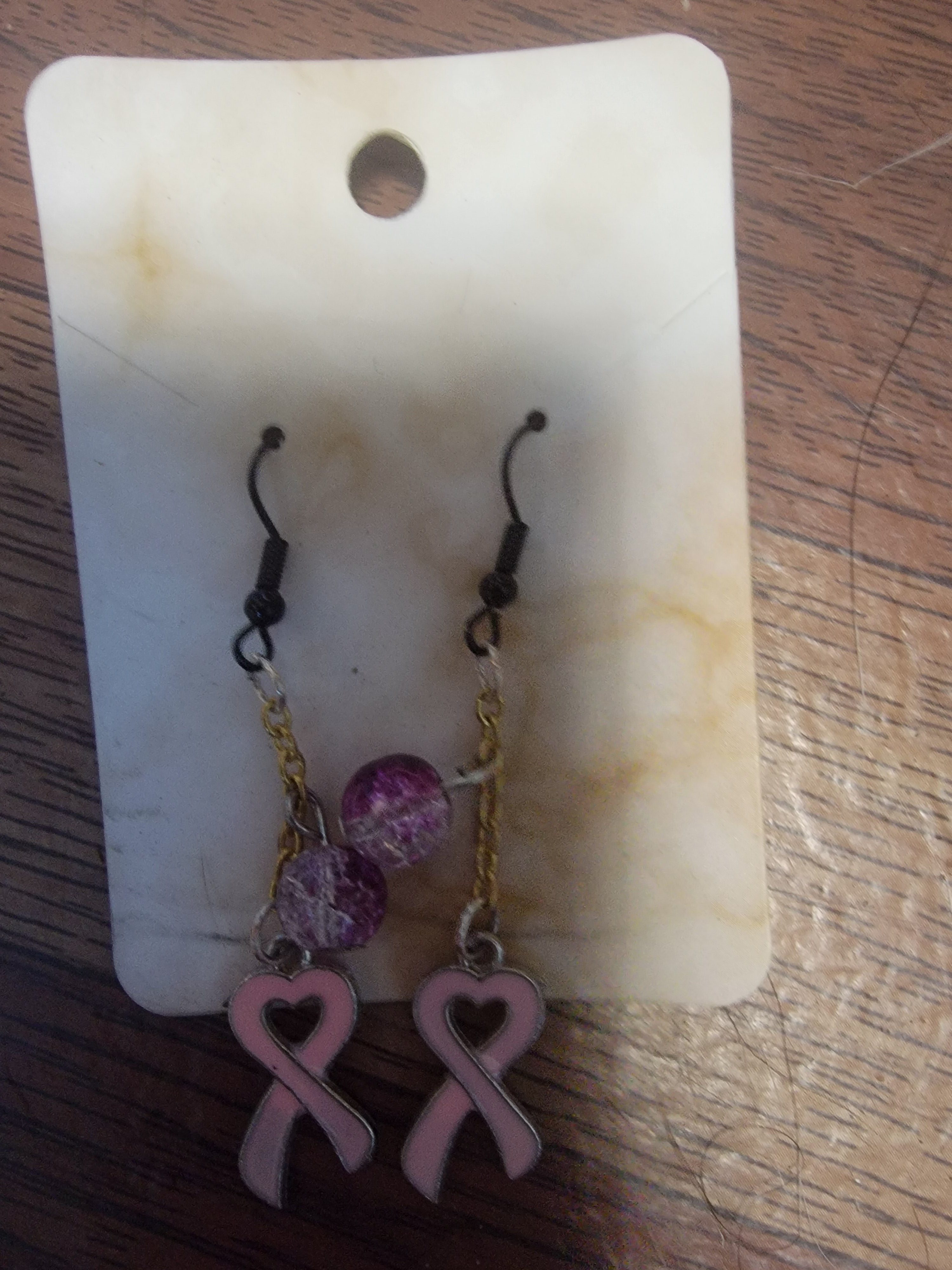 Beast Cancer Awareness Earrings
