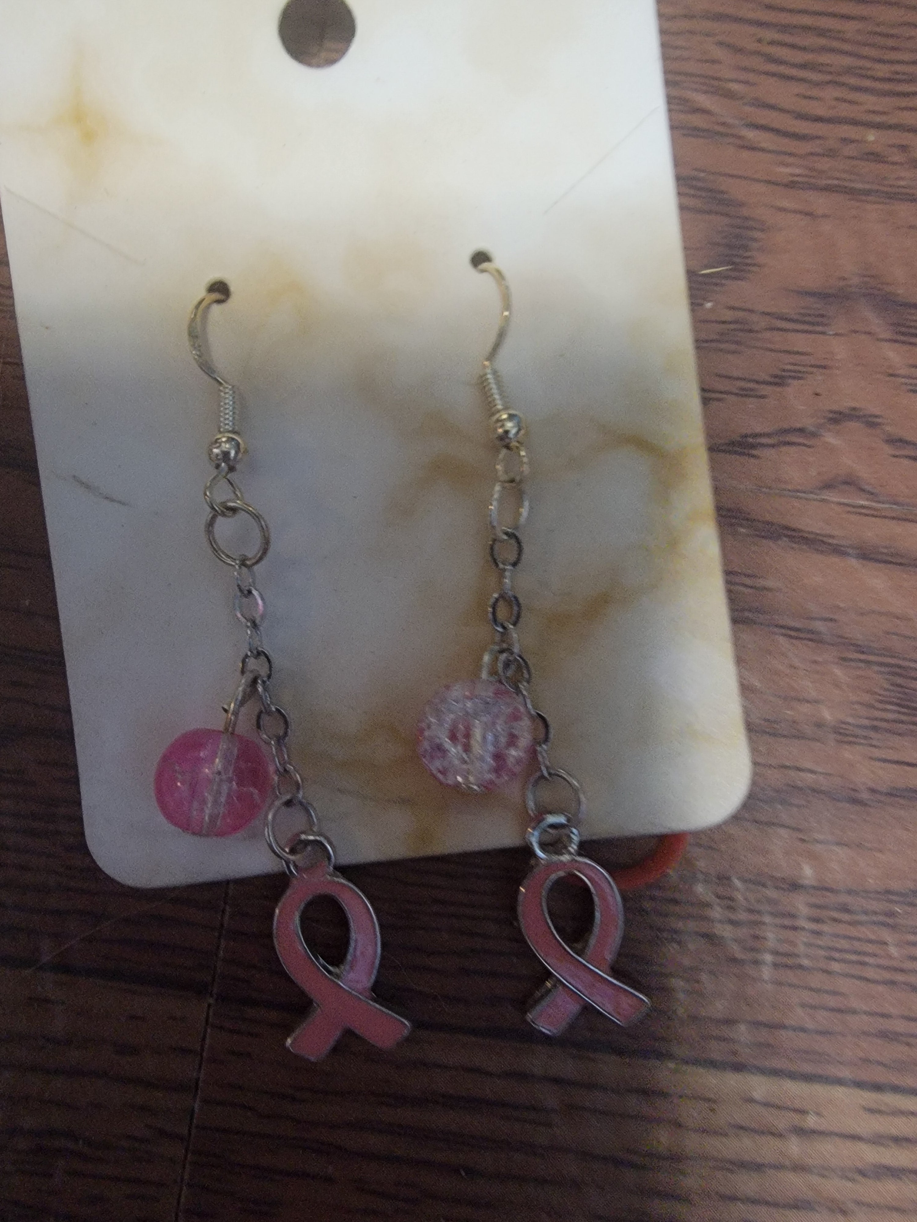 Beast Cancer Awareness Earrings