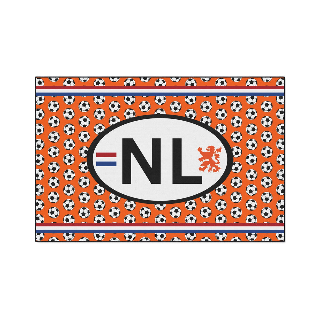 Voetbalmat - Hou je plekkie vrij in the kroeg tijdens EK/WK of versier je badkamer - Soccer-Themed Heavy Duty Floor Mat, Sports Entryway Rug, Durable Doormat, Game Room Decor, Netherlands Football Mat