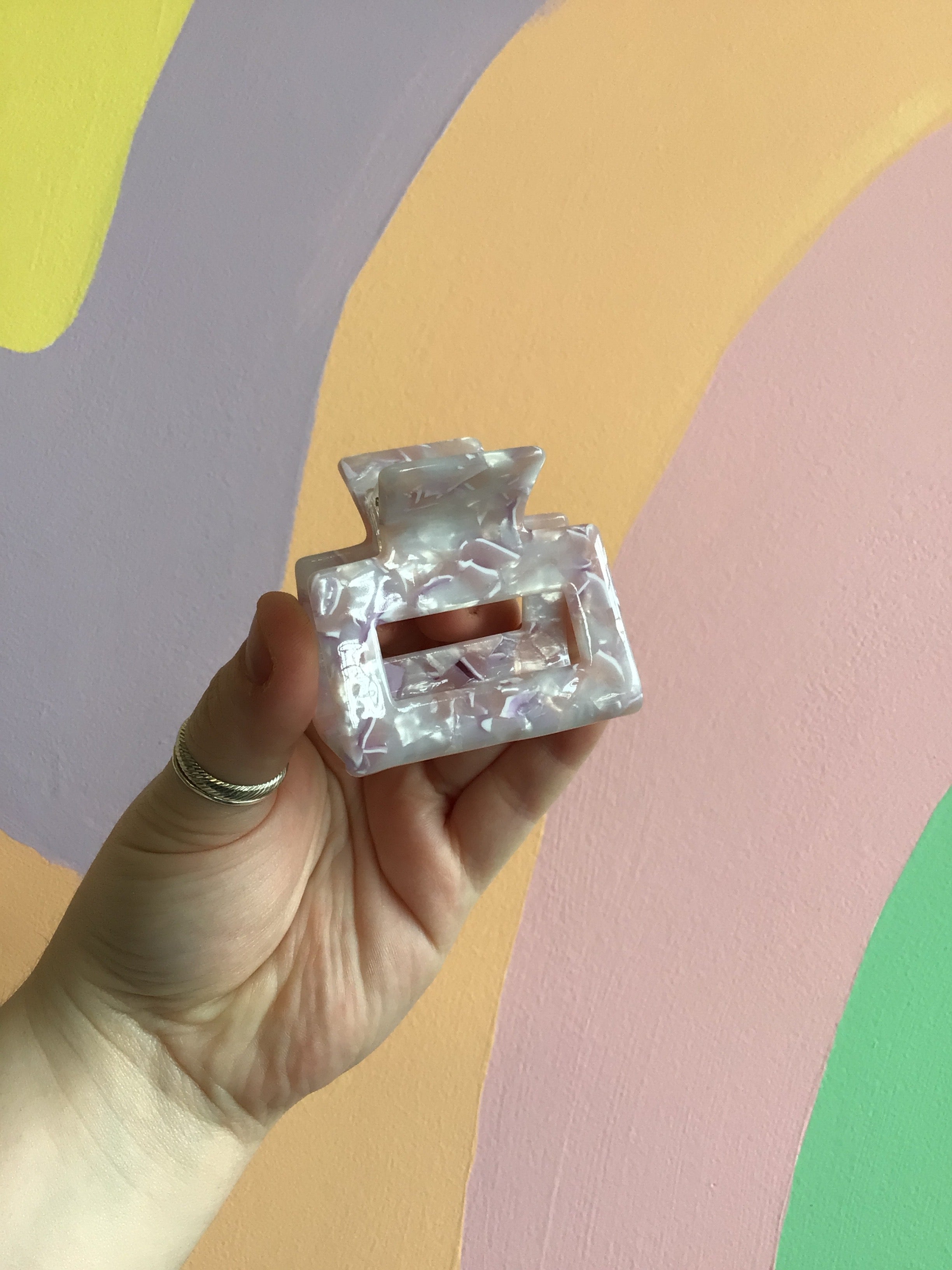 Mini Rectangle Hair Claws