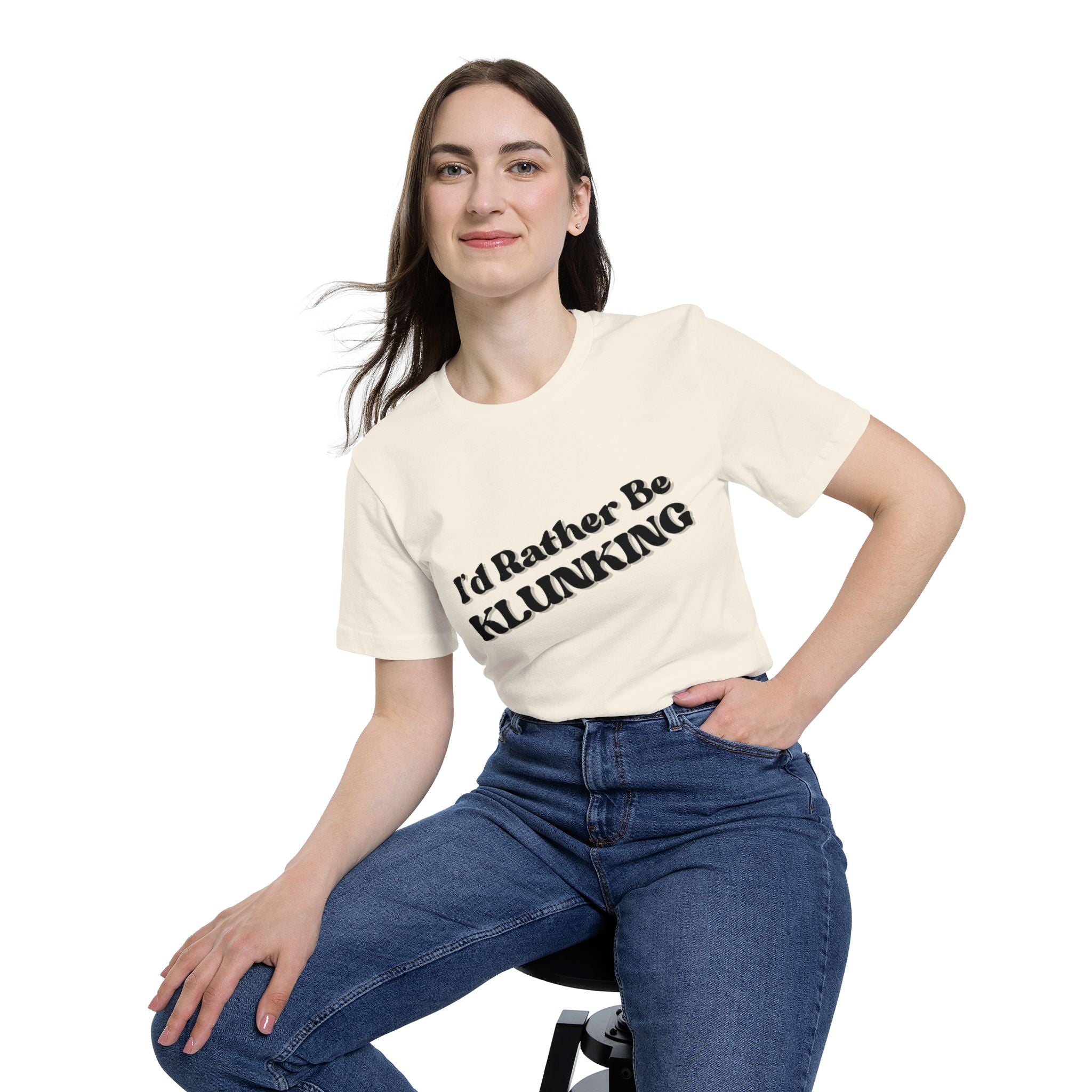 I'd Rather Be Klunking Tee, Gift for Adventurers, Casual Wear, Unique Statement Shirt, USA-Made Tee