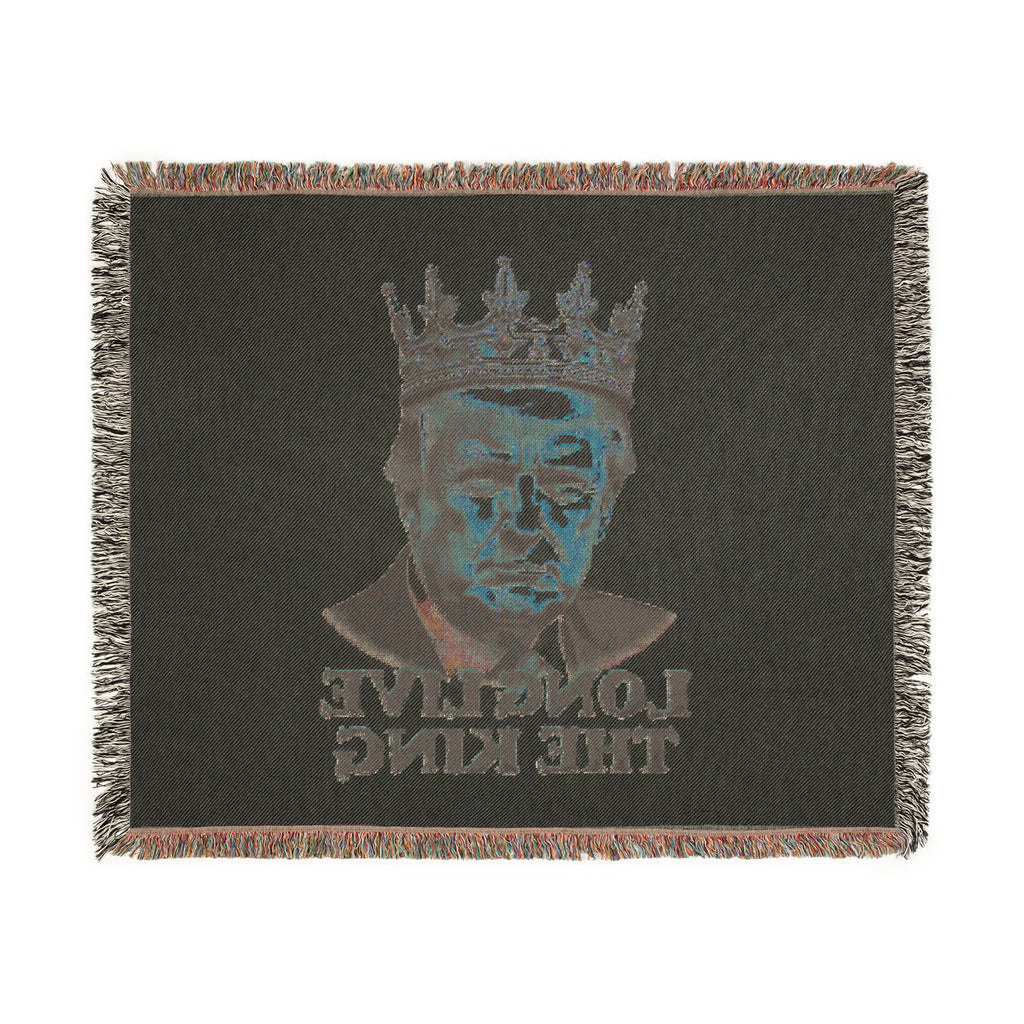 Long Live the king - Trump Woven Blanket
