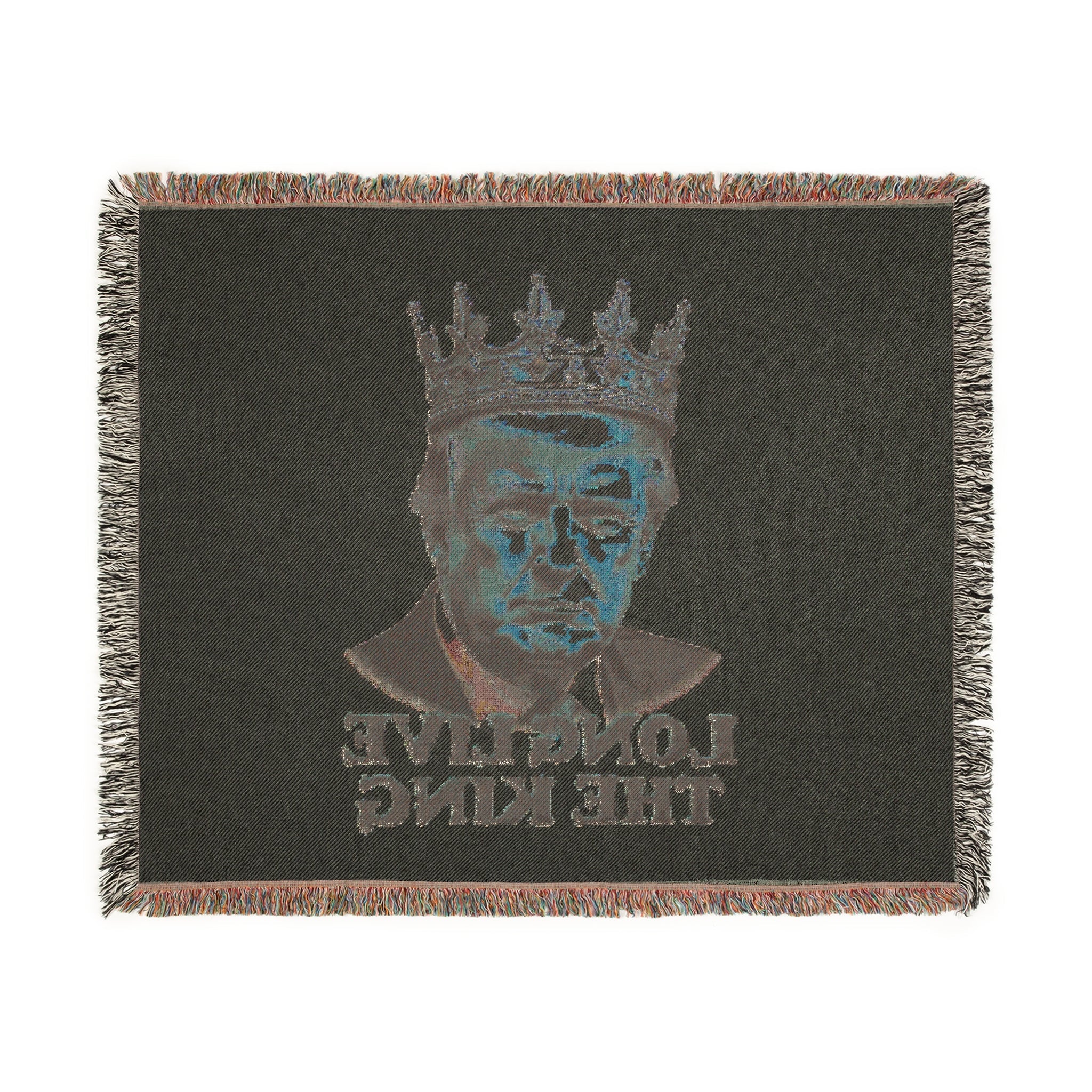 Long Live the king - Trump Woven Blanket