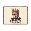 Long Live the king - Trump Woven Blanket