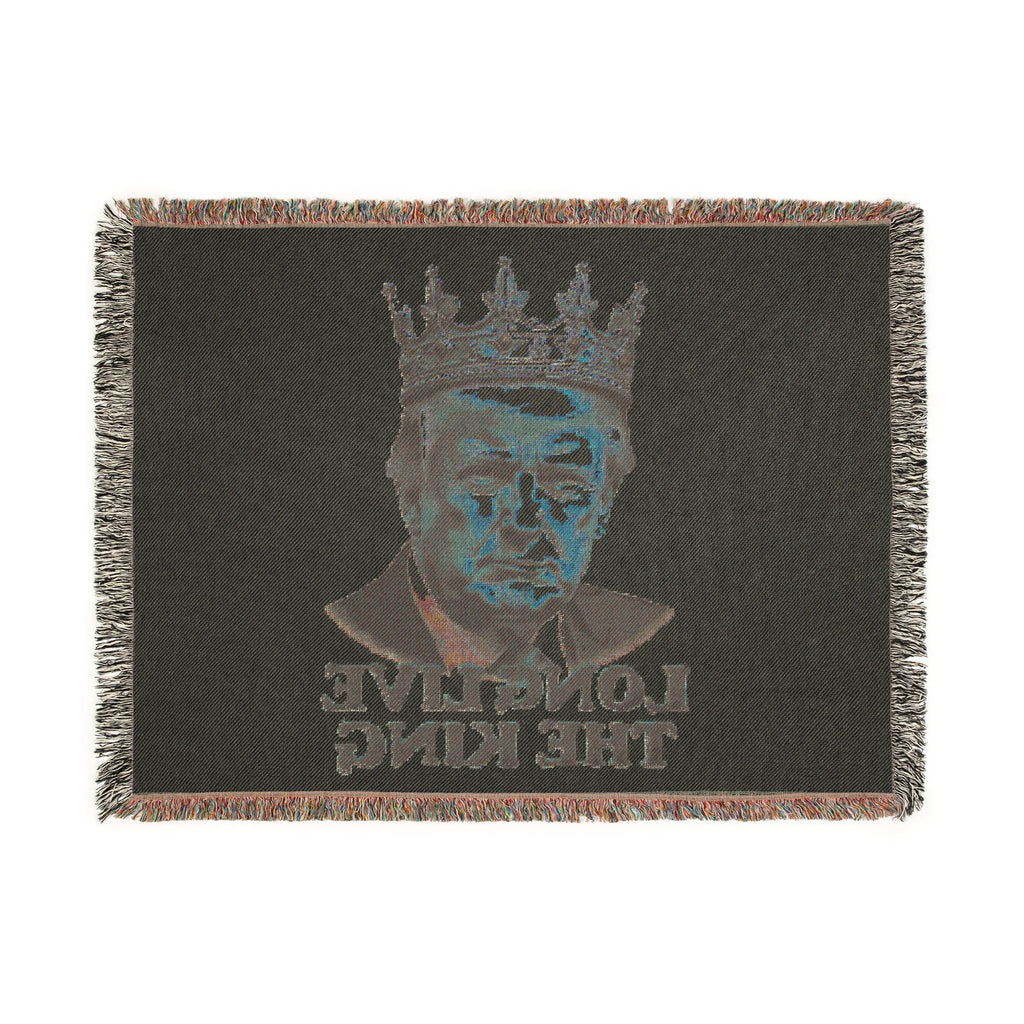 Long Live the king - Trump Woven Blanket