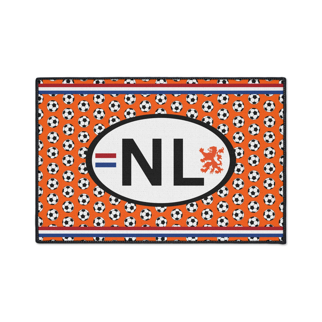 Voetbalmat - Hou je plekkie vrij in the kroeg tijdens EK/WK of versier je badkamer - Soccer-Themed Heavy Duty Floor Mat, Sports Entryway Rug, Durable Doormat, Game Room Decor, Netherlands Football Mat