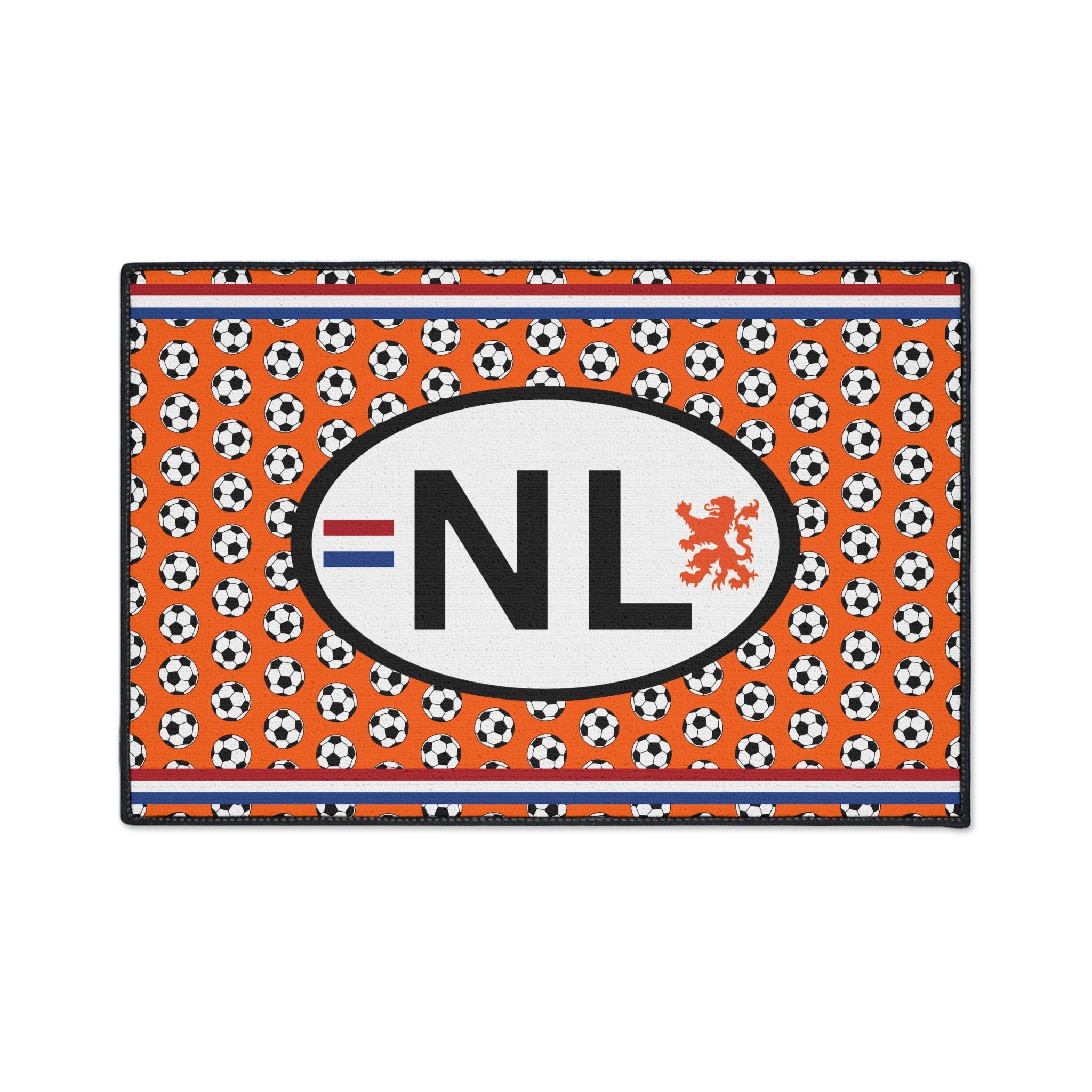 Voetbalmat - Hou je plekkie vrij in the kroeg tijdens EK/WK of versier je badkamer - Soccer-Themed Heavy Duty Floor Mat, Sports Entryway Rug, Durable Doormat, Game Room Decor, Netherlands Football Mat