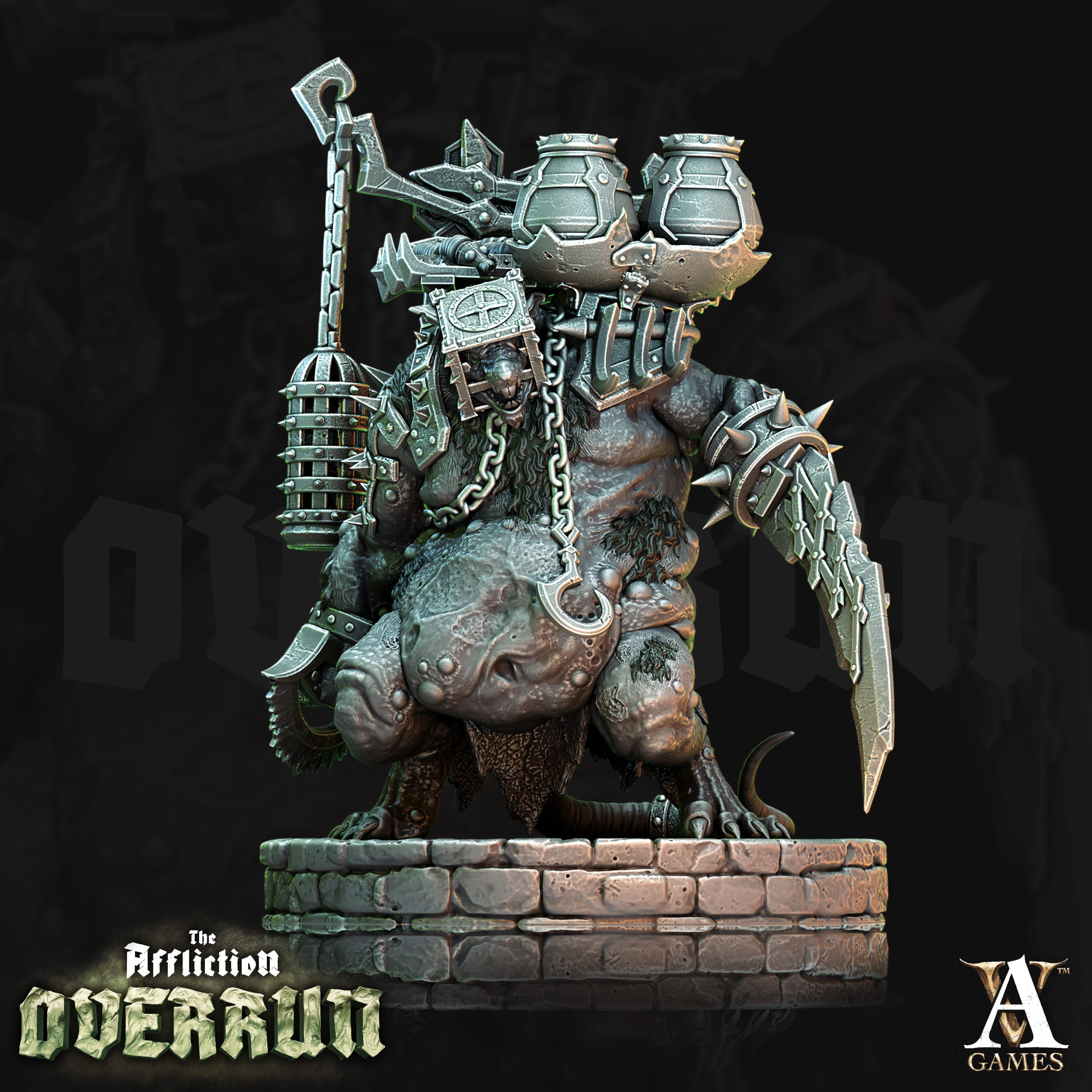 3D Printed Archvillain Games Affliction Overrun - Beleaguer 28mm 32mm D&D