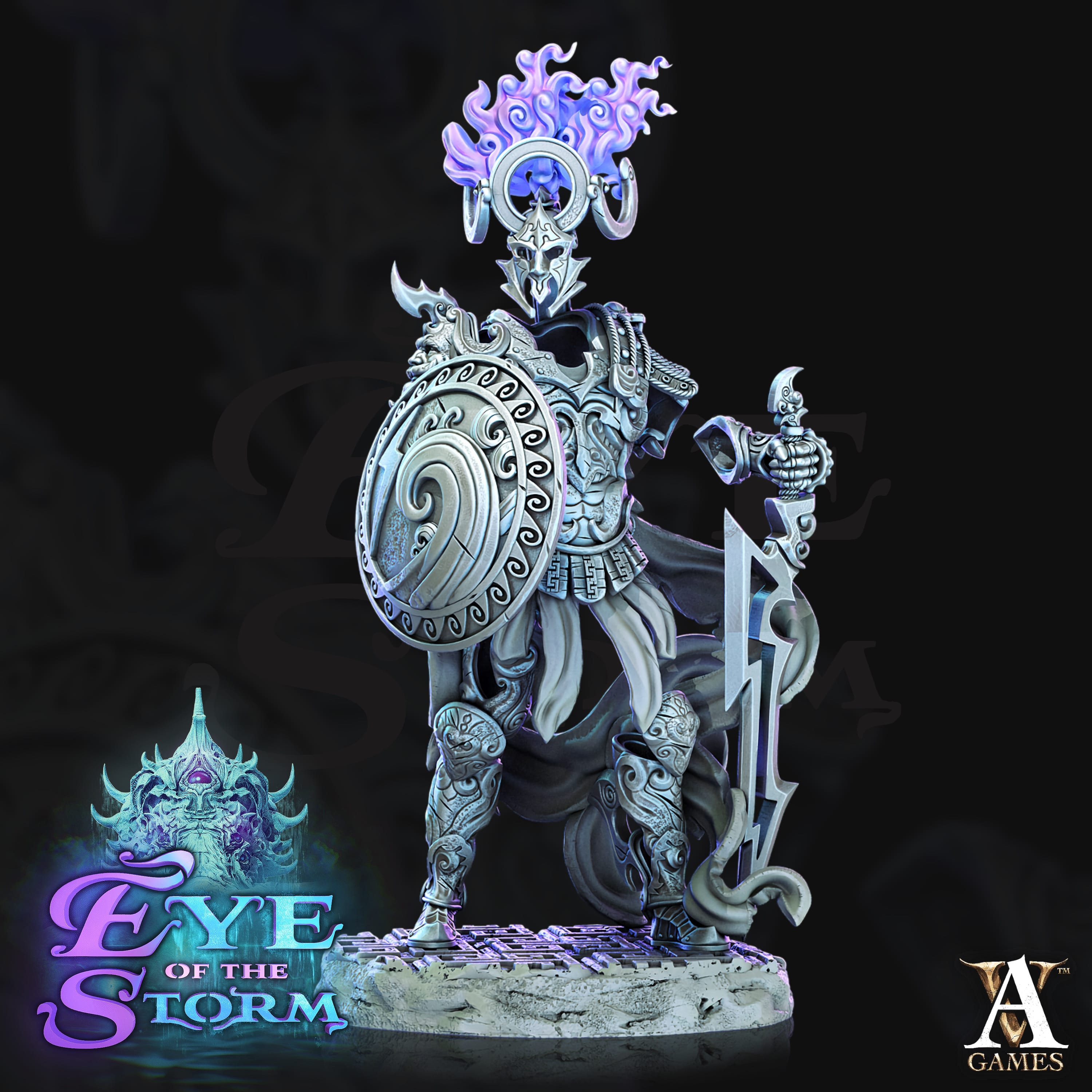 3D Printed Archvillain Games Eye of the Storm - Ironstorm Sentinels 28mm 32mm D&D