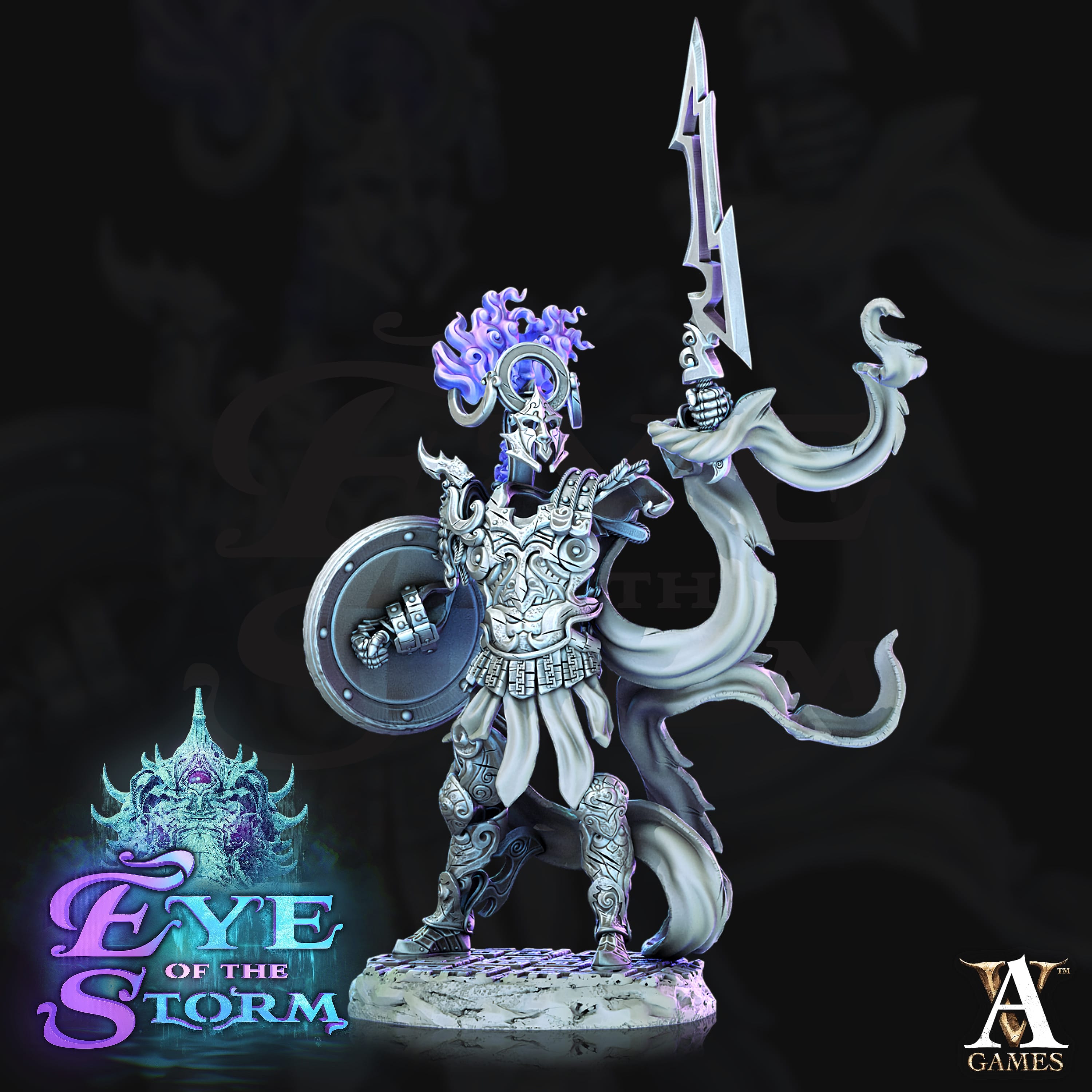 3D Printed Archvillain Games Eye of the Storm - Ironstorm Sentinels 28mm 32mm D&D