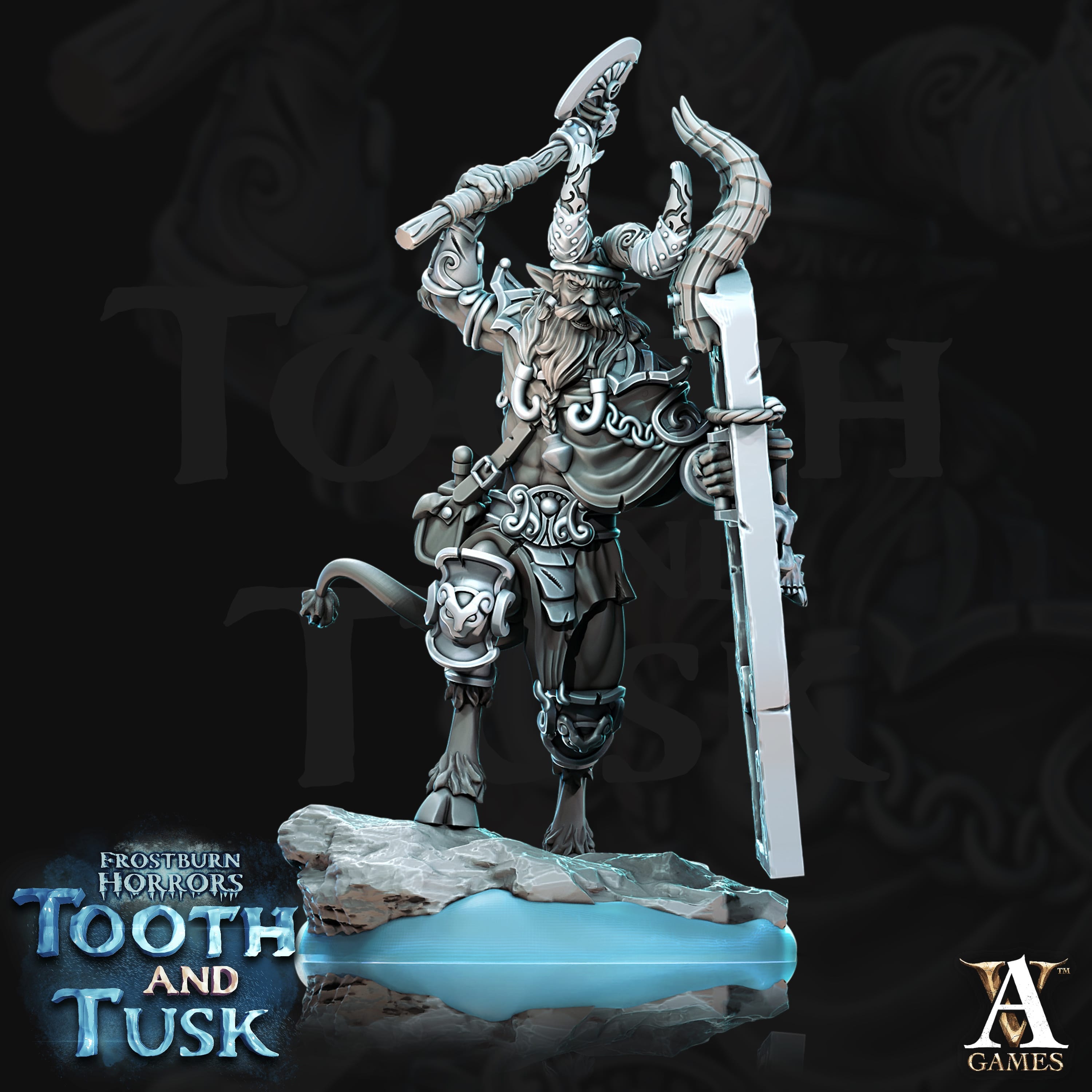 3D Printed Archvillain Games Frostburn Horrors Tooth and Tusk - Ovis 28mm 32mm D&D