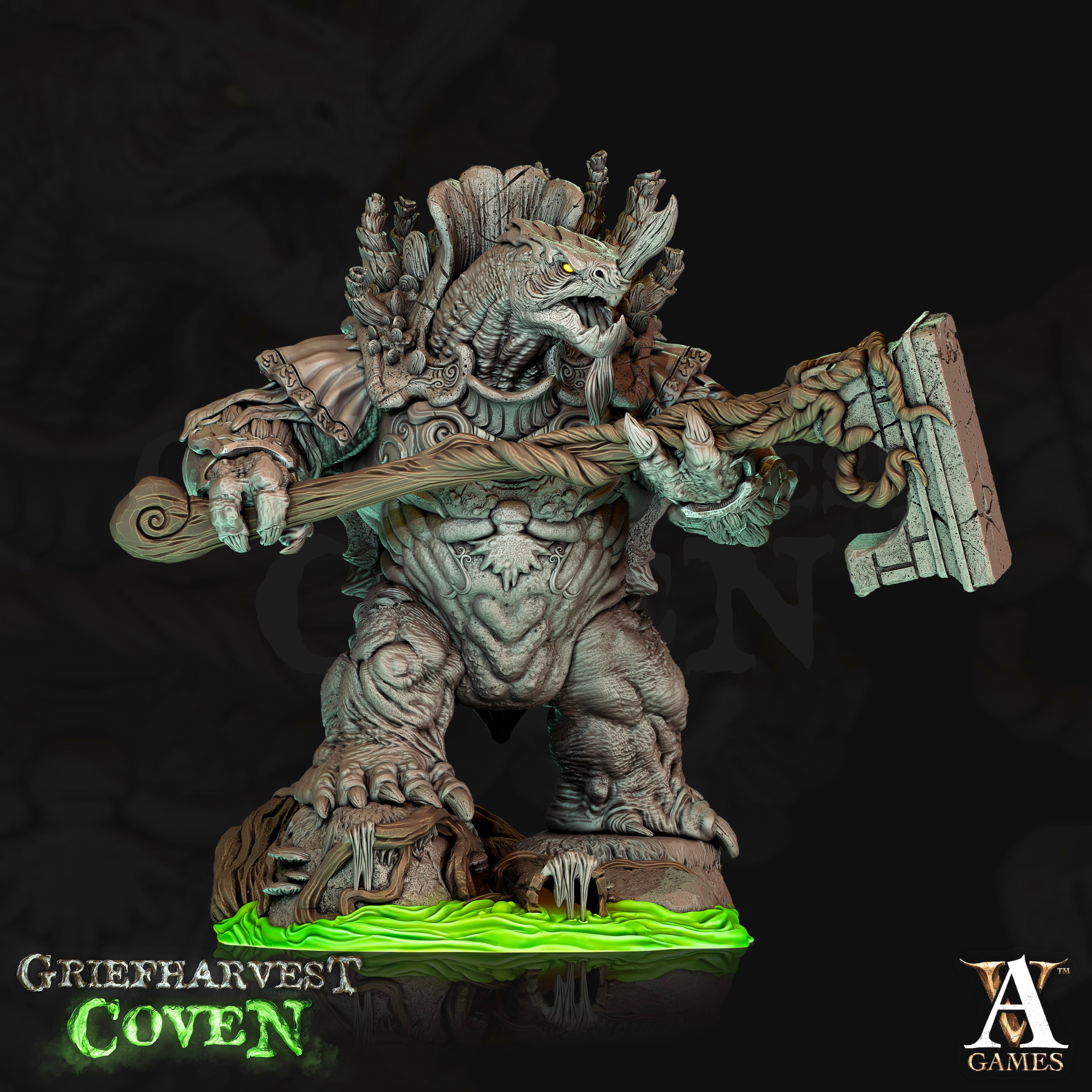 3D Printed Archvillain Games Griefharvest Coven - Rukabak 28mm 32mm D&D