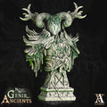 3D Printed Archvillain Games Nature's Wrath Genir Ancients - Verdant Ancient Bust 28mm 32mm D&D