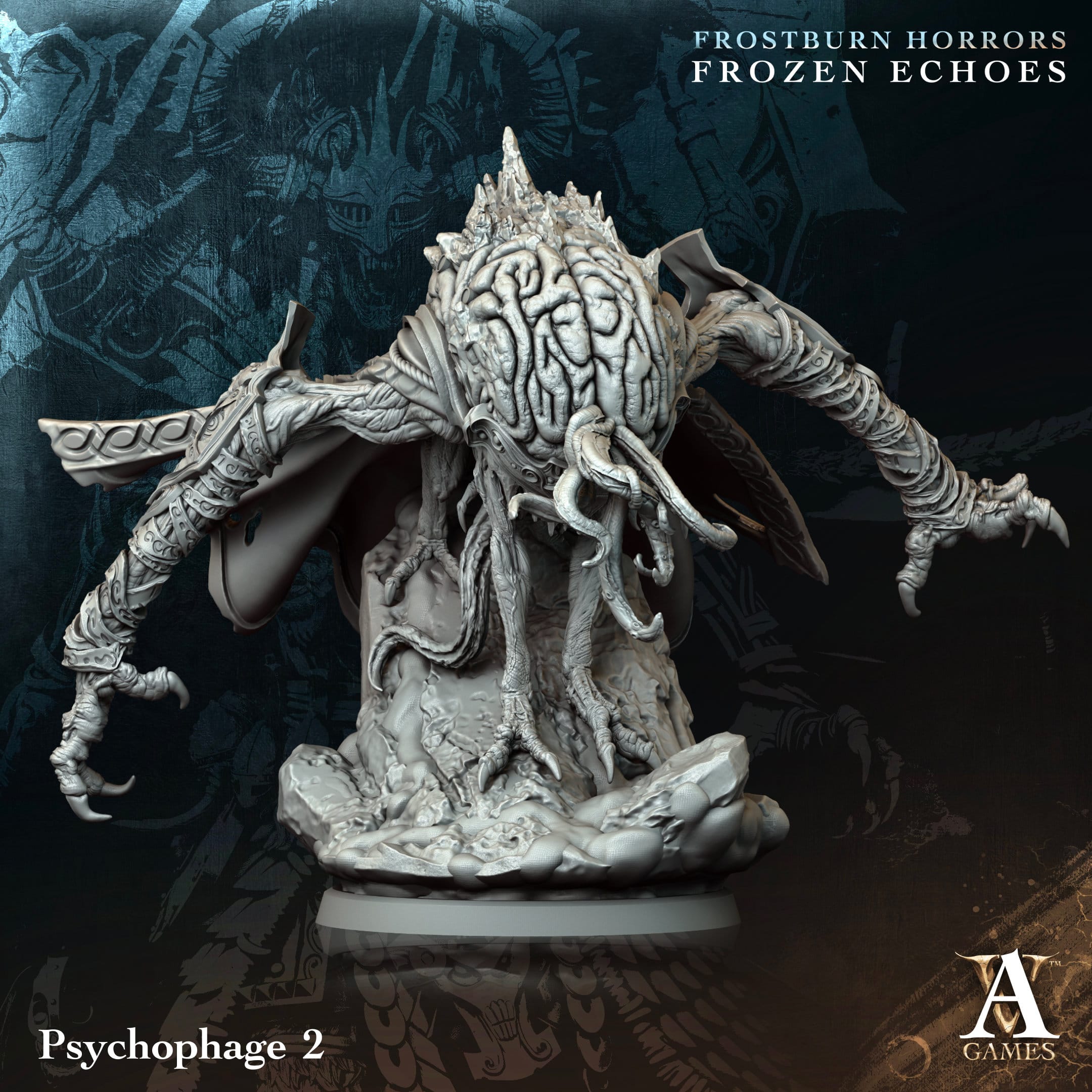 3D Printed Archvillain Games Psychophage Frostburn Horrors Frozen Echoes 28 32mm D&D