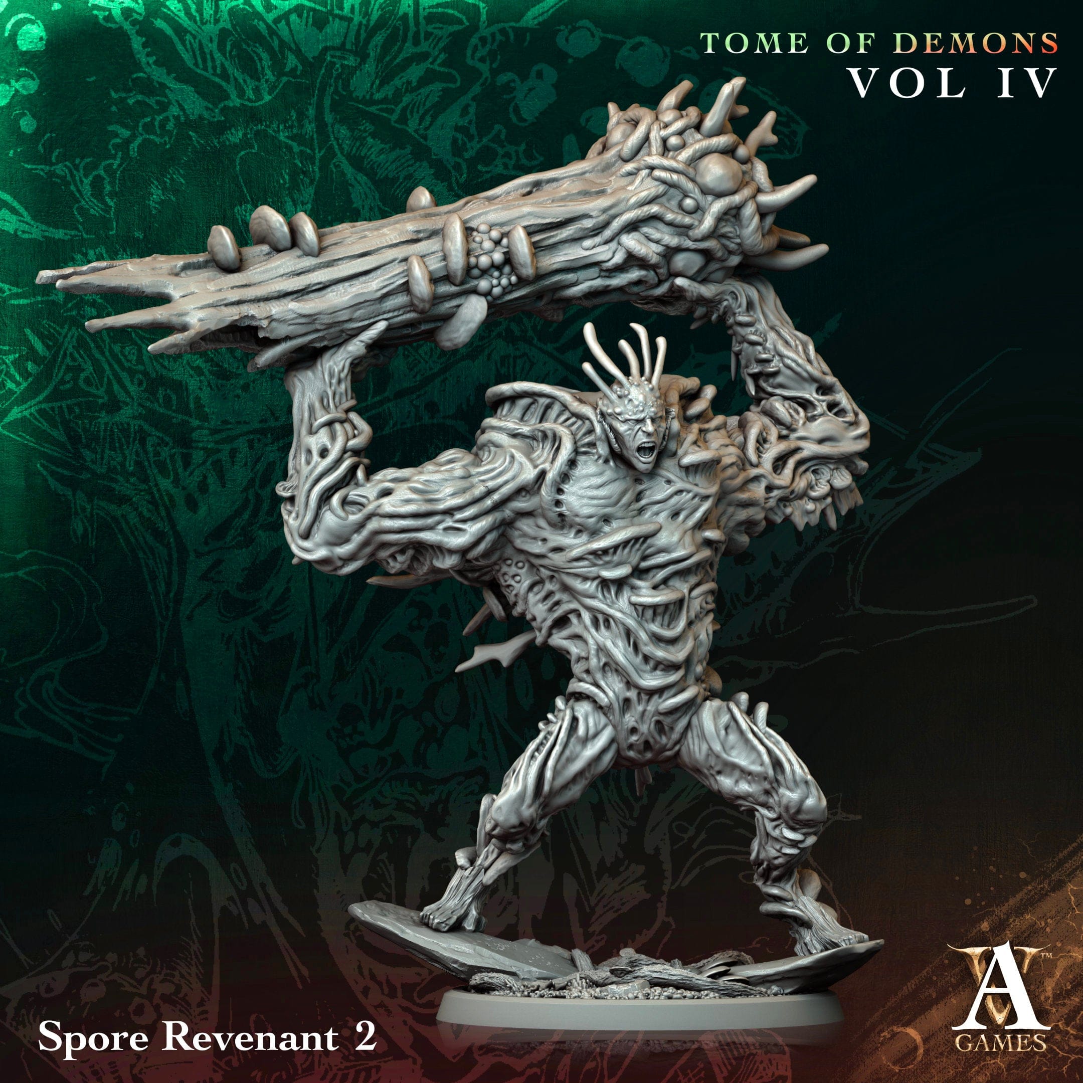 3D Printed Archvillain Games Spore Revenant Tome of Demons Vol IV 28 32mm D&D